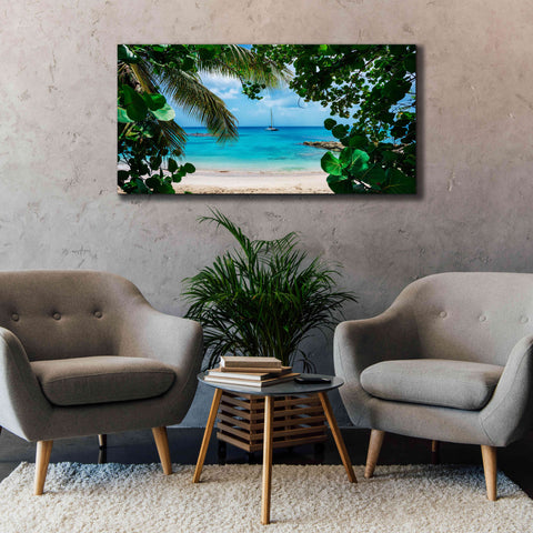 Image of 'Window to Paradise' by Lizzy Davis, Giclee Canvas Wall Art,60x30