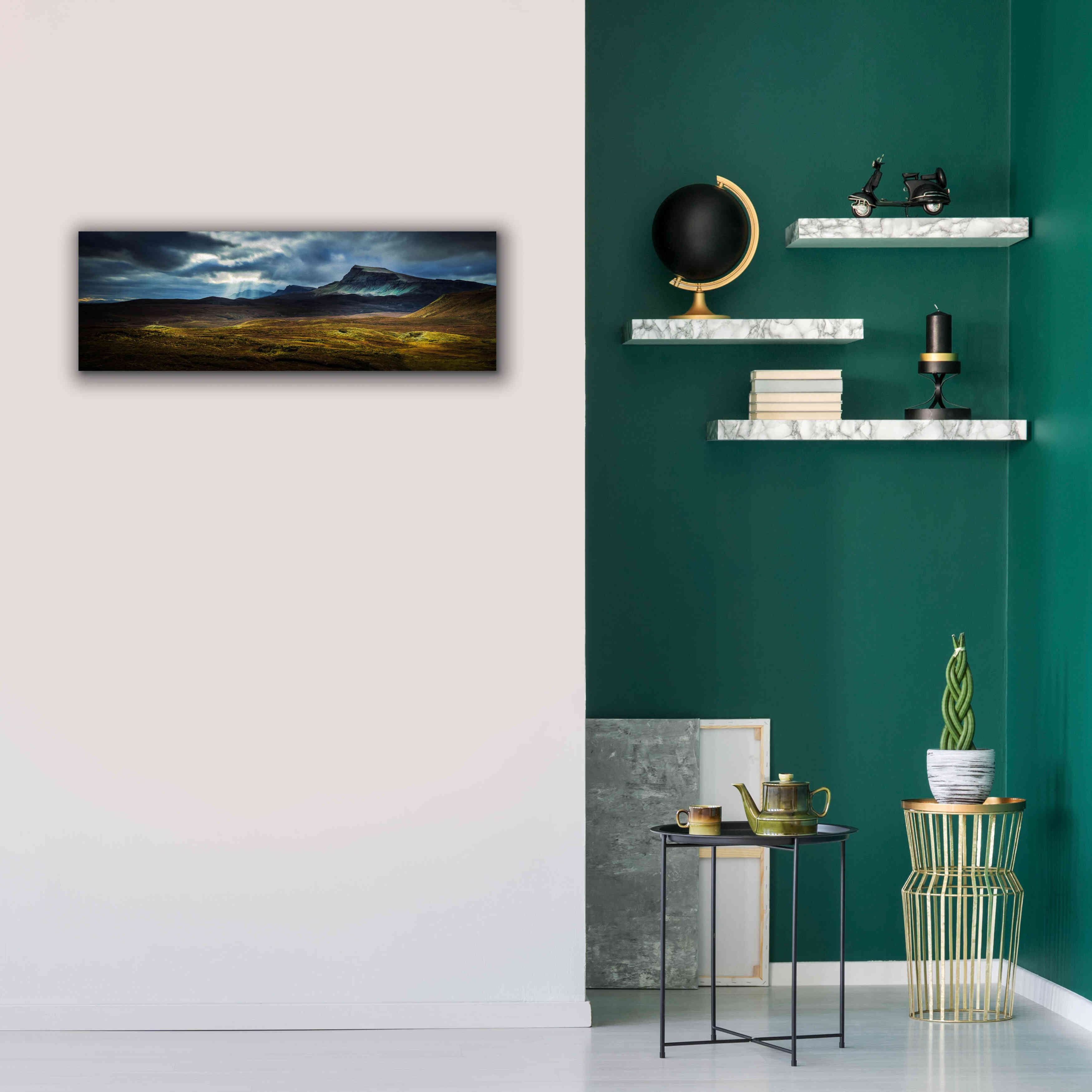 'Quiraing Lightpools' by Lynne Douglas, Giclee Canvas Wall Art,36x12