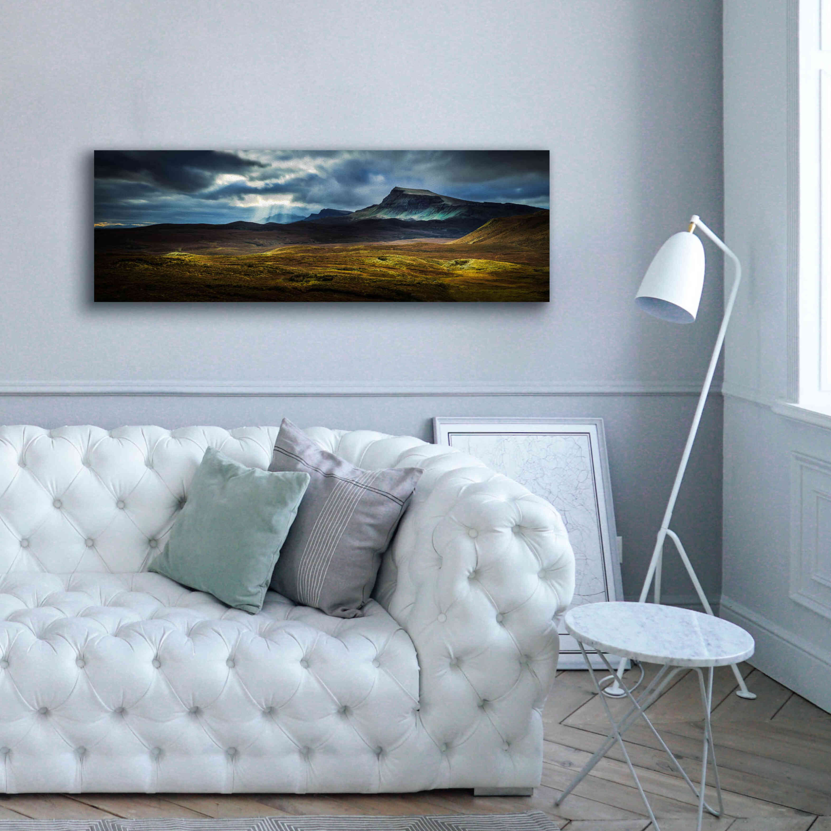 'Quiraing Lightpools' by Lynne Douglas, Giclee Canvas Wall Art,60x20