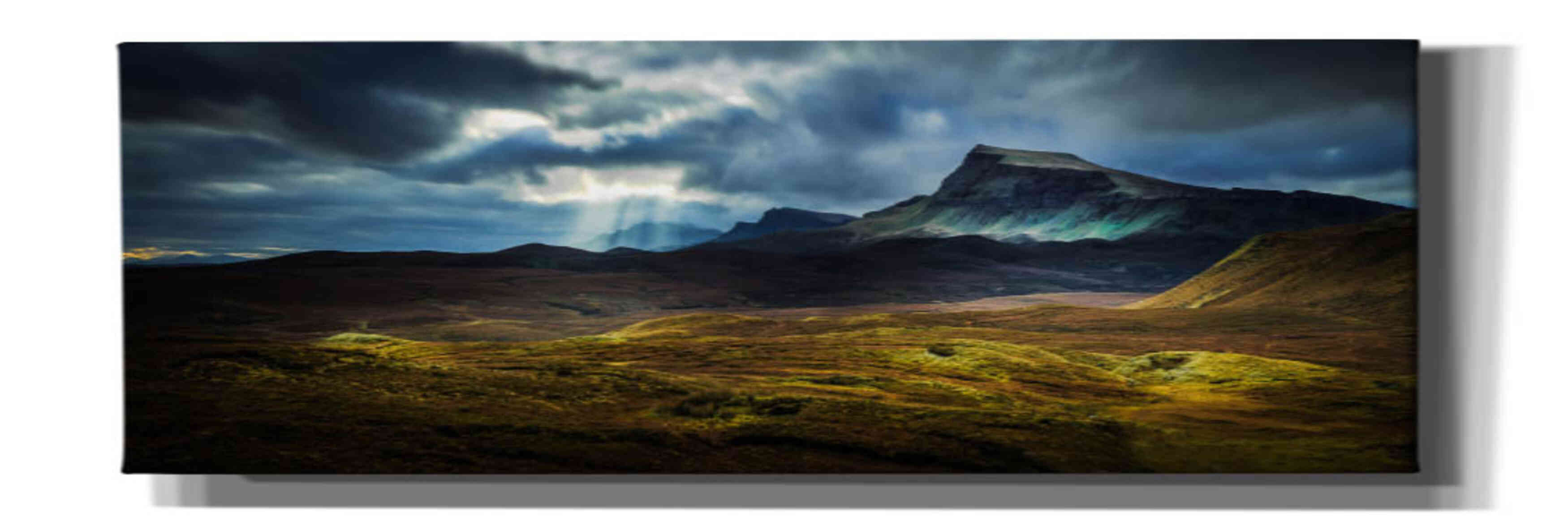 'Quiraing Lightpools' by Lynne Douglas, Giclee Canvas Wall Art