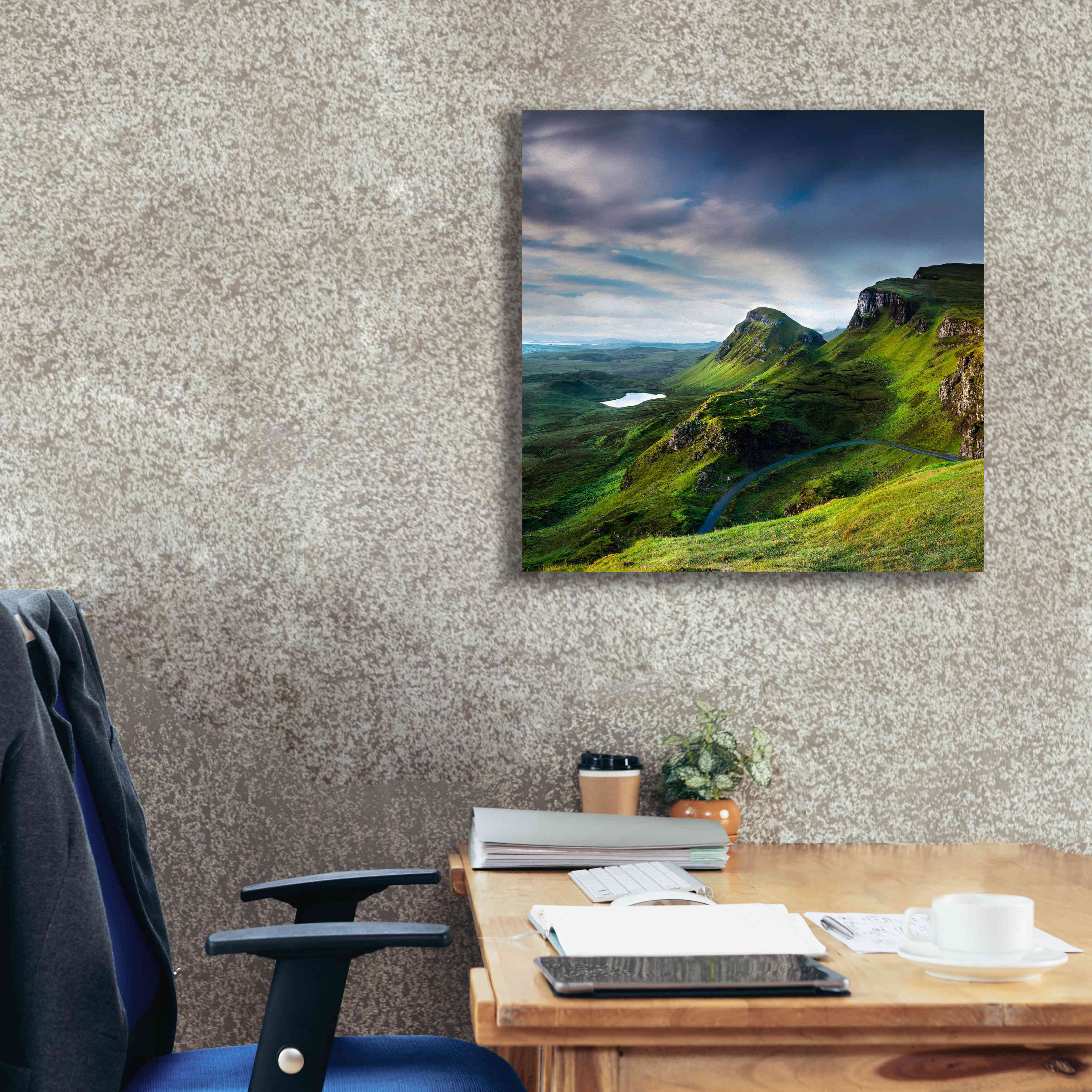 'Summer on the Quiraing' by Lynne Douglas, Giclee Canvas Wall Art,26x26