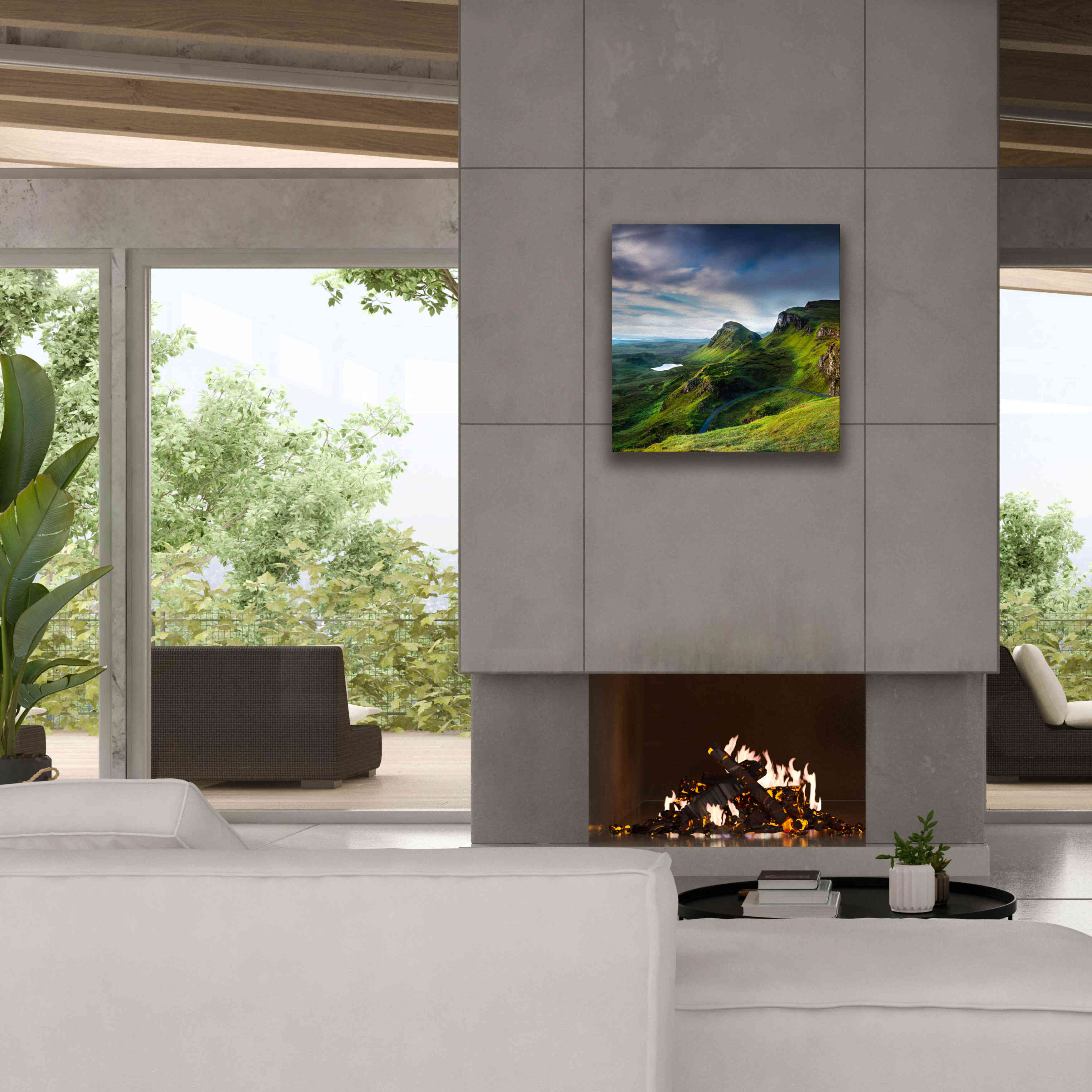 'Summer on the Quiraing' by Lynne Douglas, Giclee Canvas Wall Art,26x26