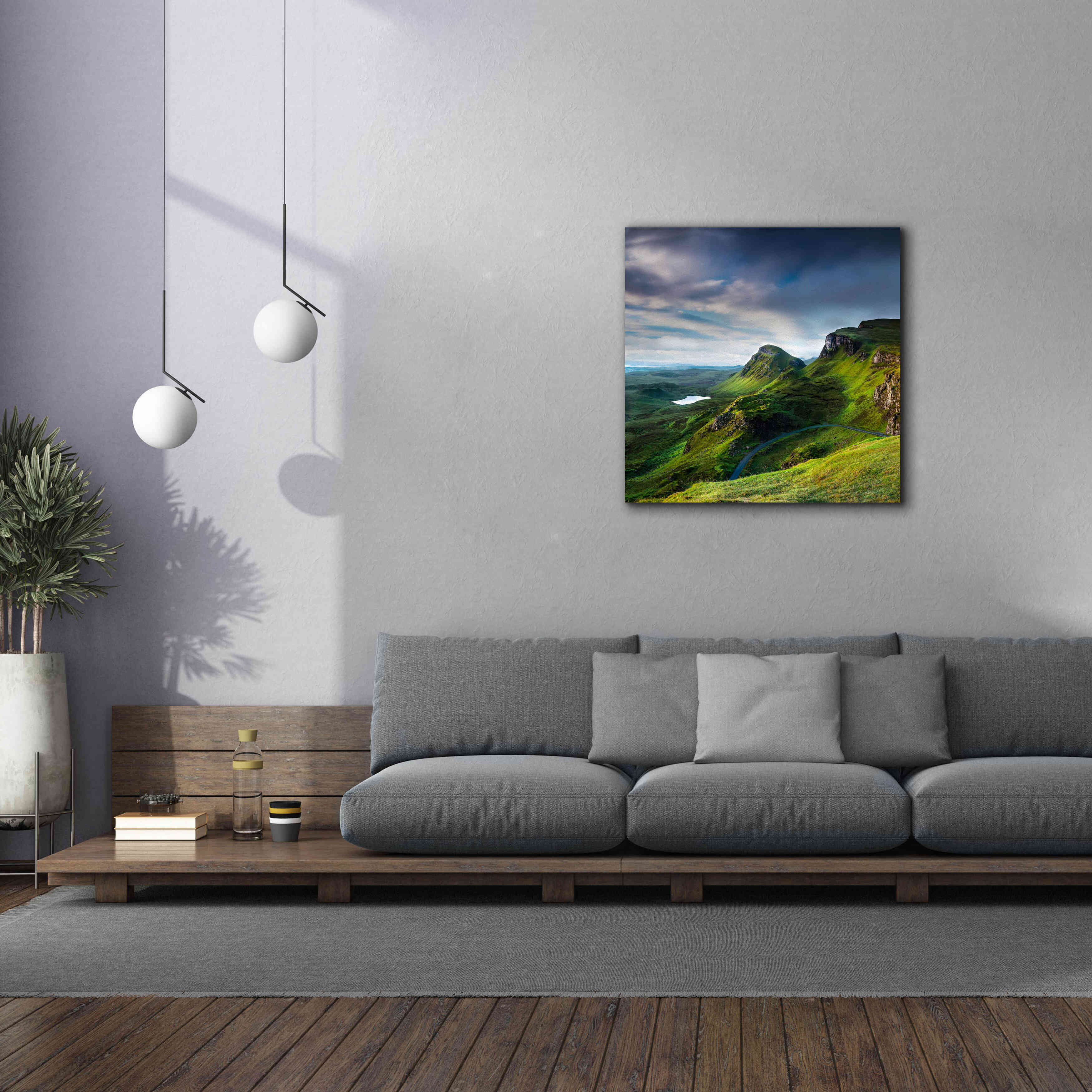 'Summer on the Quiraing' by Lynne Douglas, Giclee Canvas Wall Art,37x37