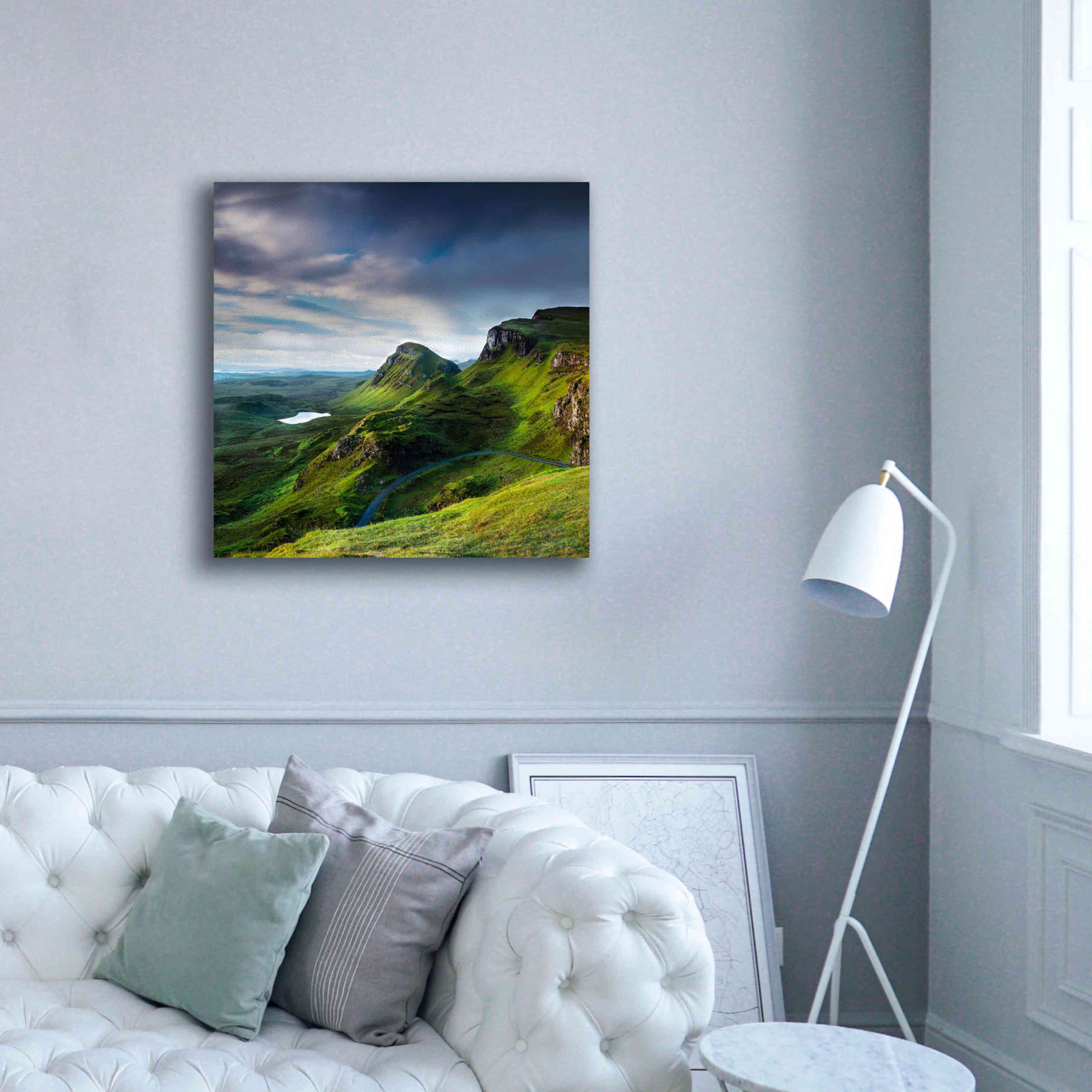 'Summer on the Quiraing' by Lynne Douglas, Giclee Canvas Wall Art,37x37