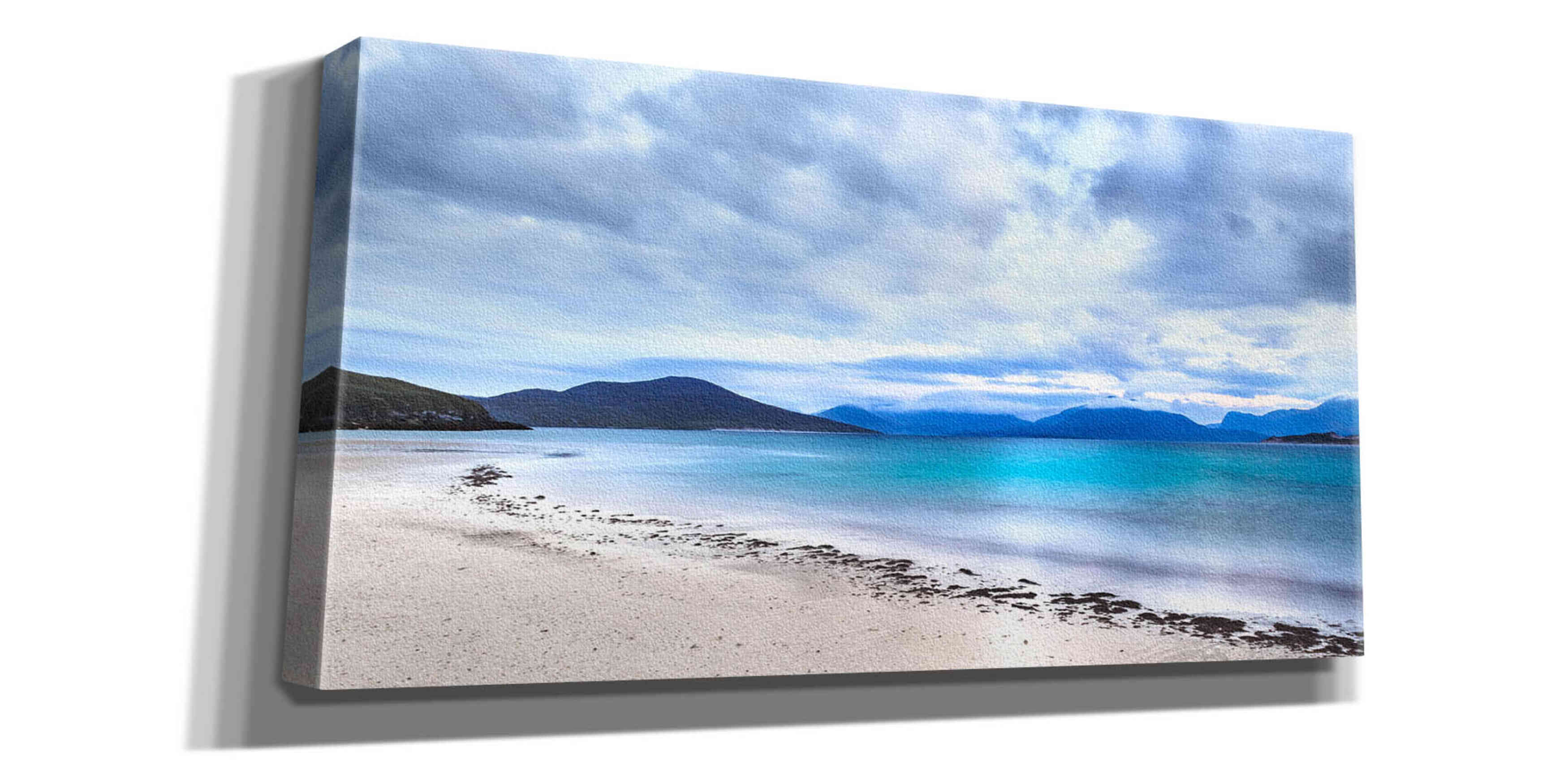 'Taransay Teal' by Lynne Douglas, Giclee Canvas Wall Art
