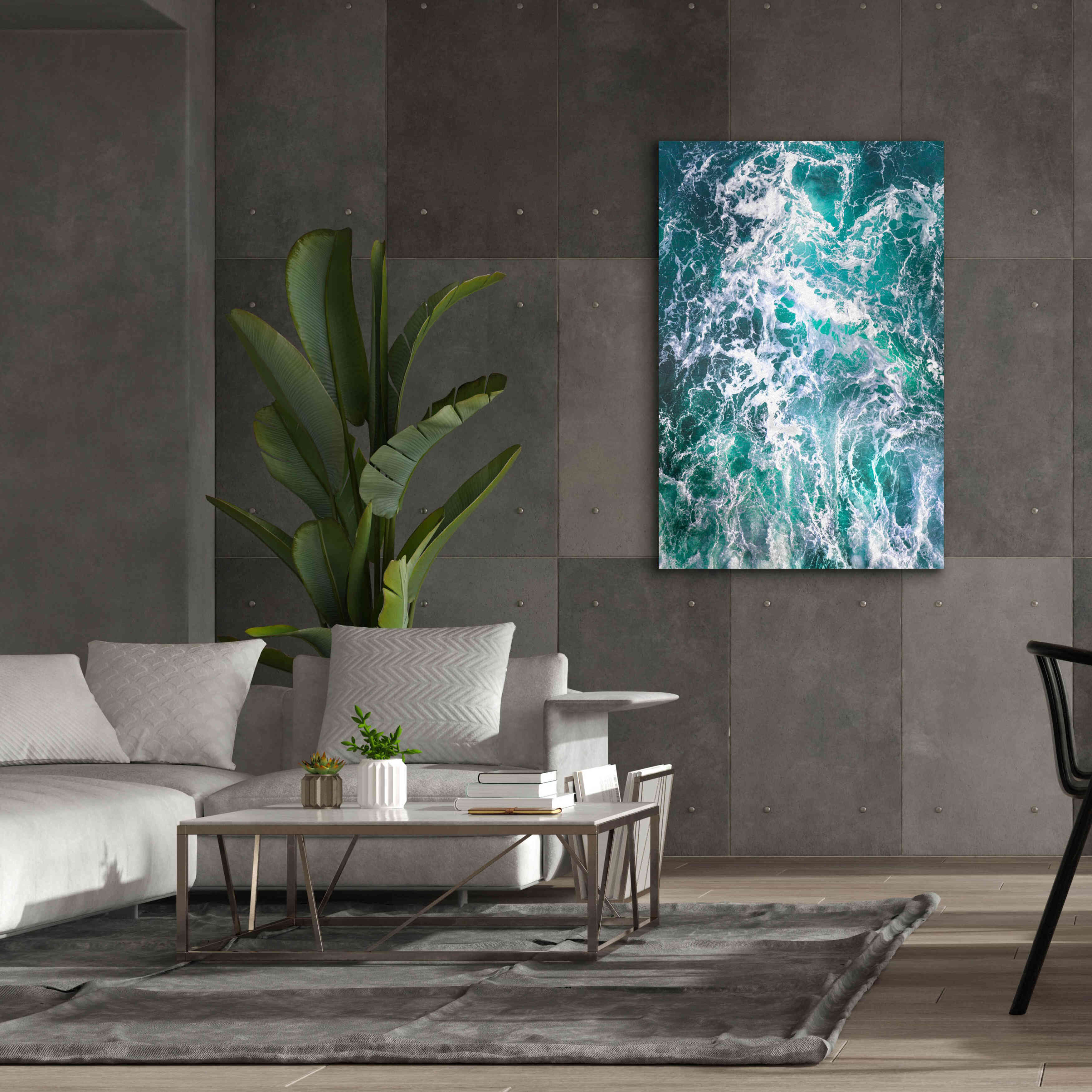 'Teal Embrace' by Lynne Douglas, Giclee Canvas Wall Art,40x60