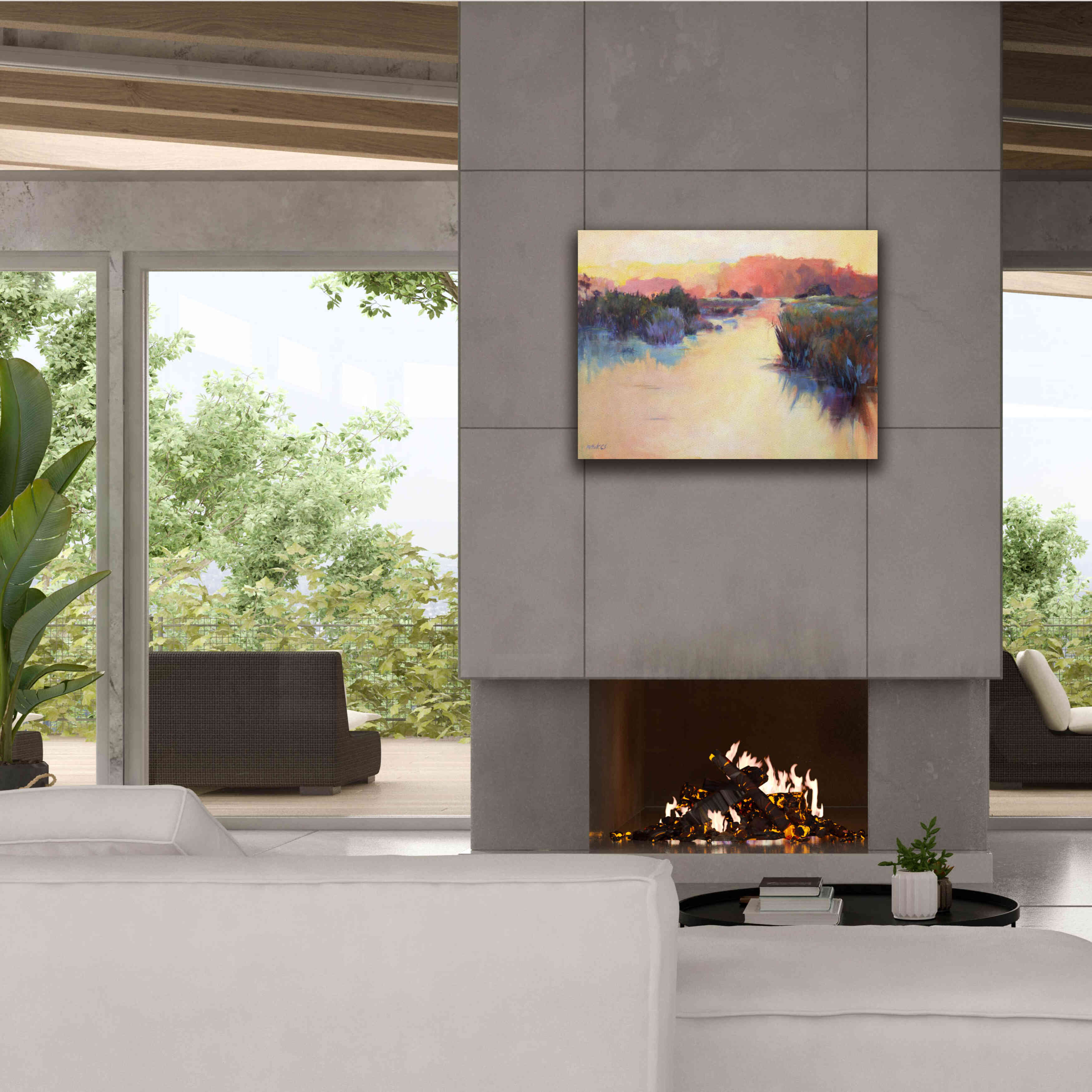 'A Warm Resonance' by Madeline Dukes, Giclee Canvas Wall Art,34x26