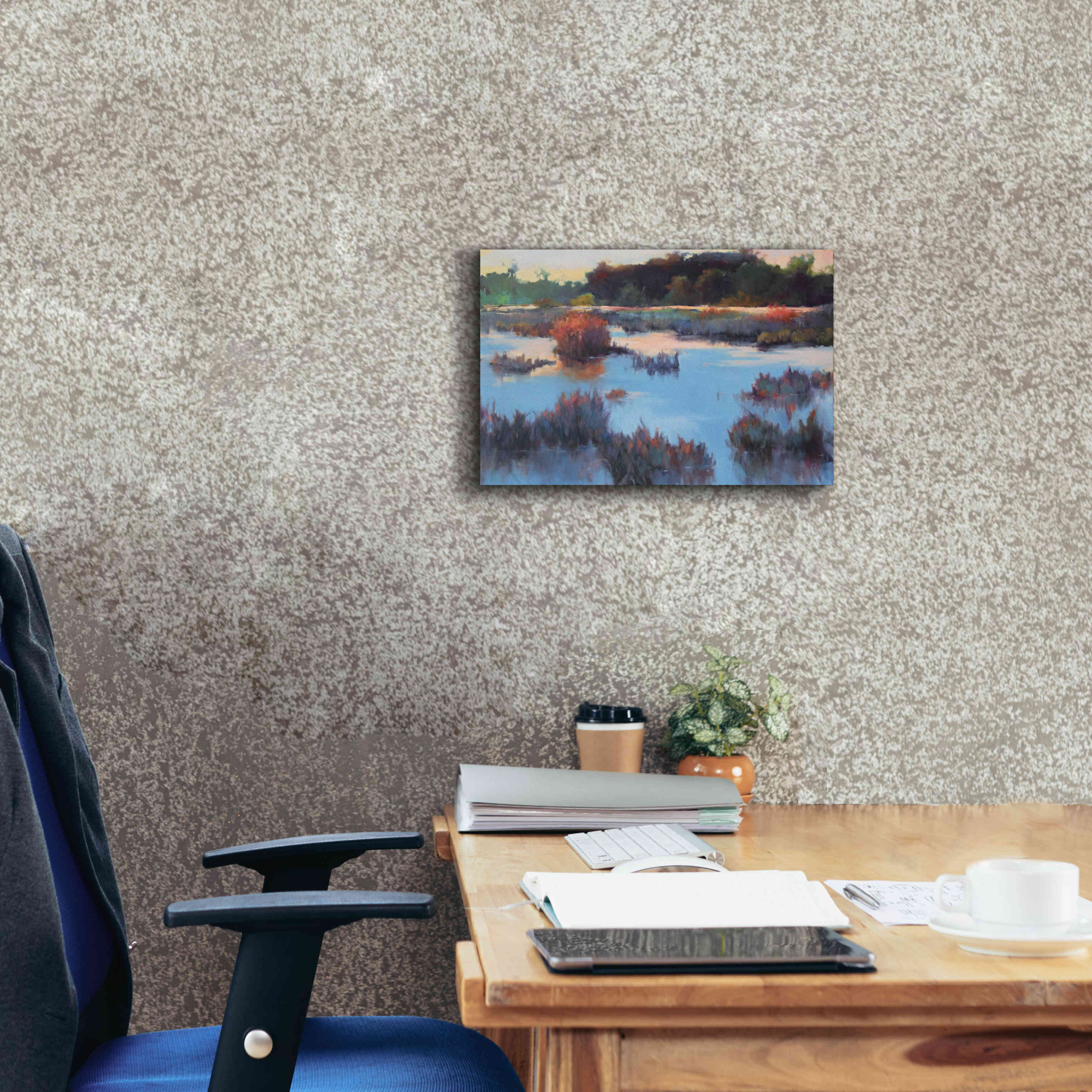 'Ace Basin Creek' by Madeline Dukes, Giclee Canvas Wall Art,18x12