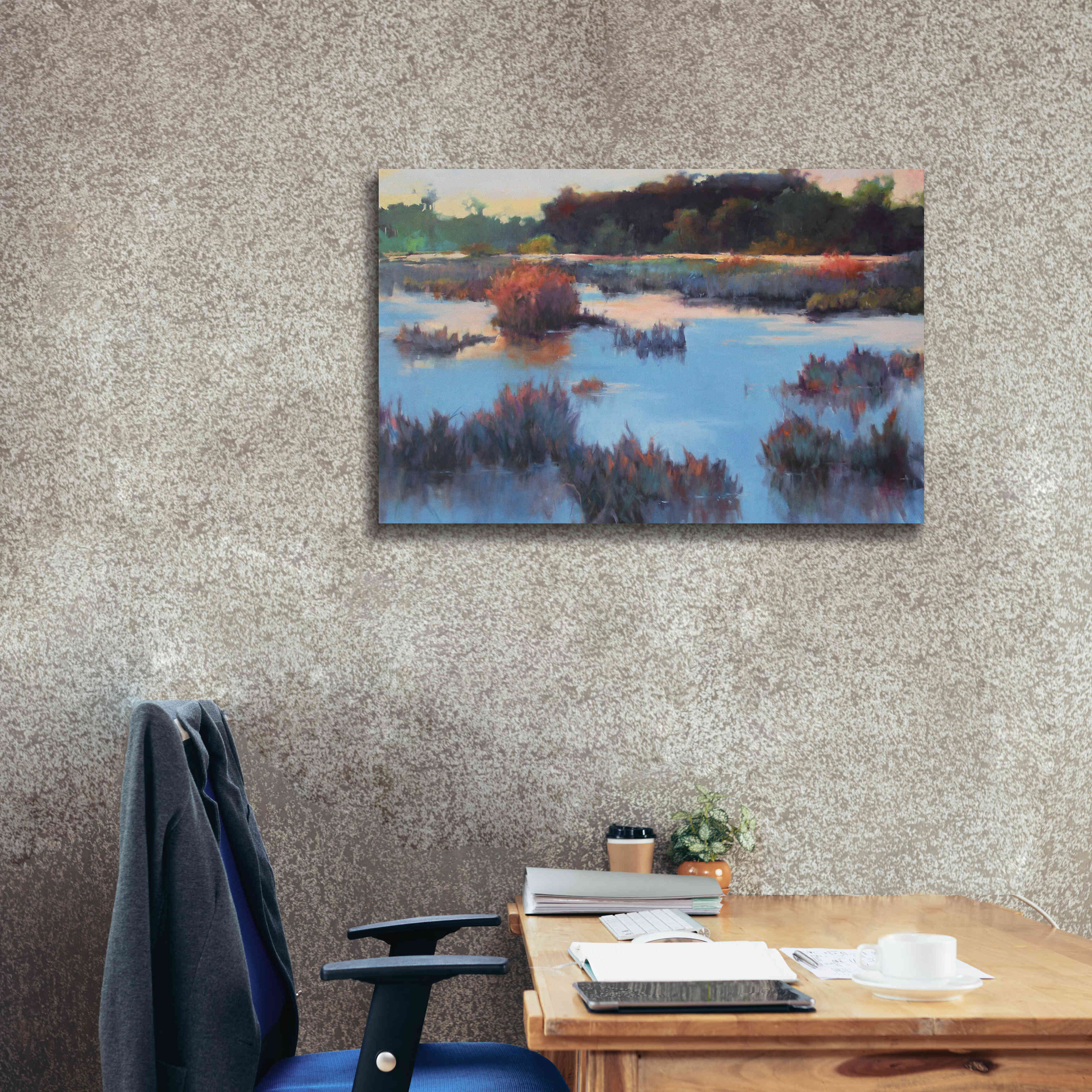 'Ace Basin Creek' by Madeline Dukes, Giclee Canvas Wall Art,40x26
