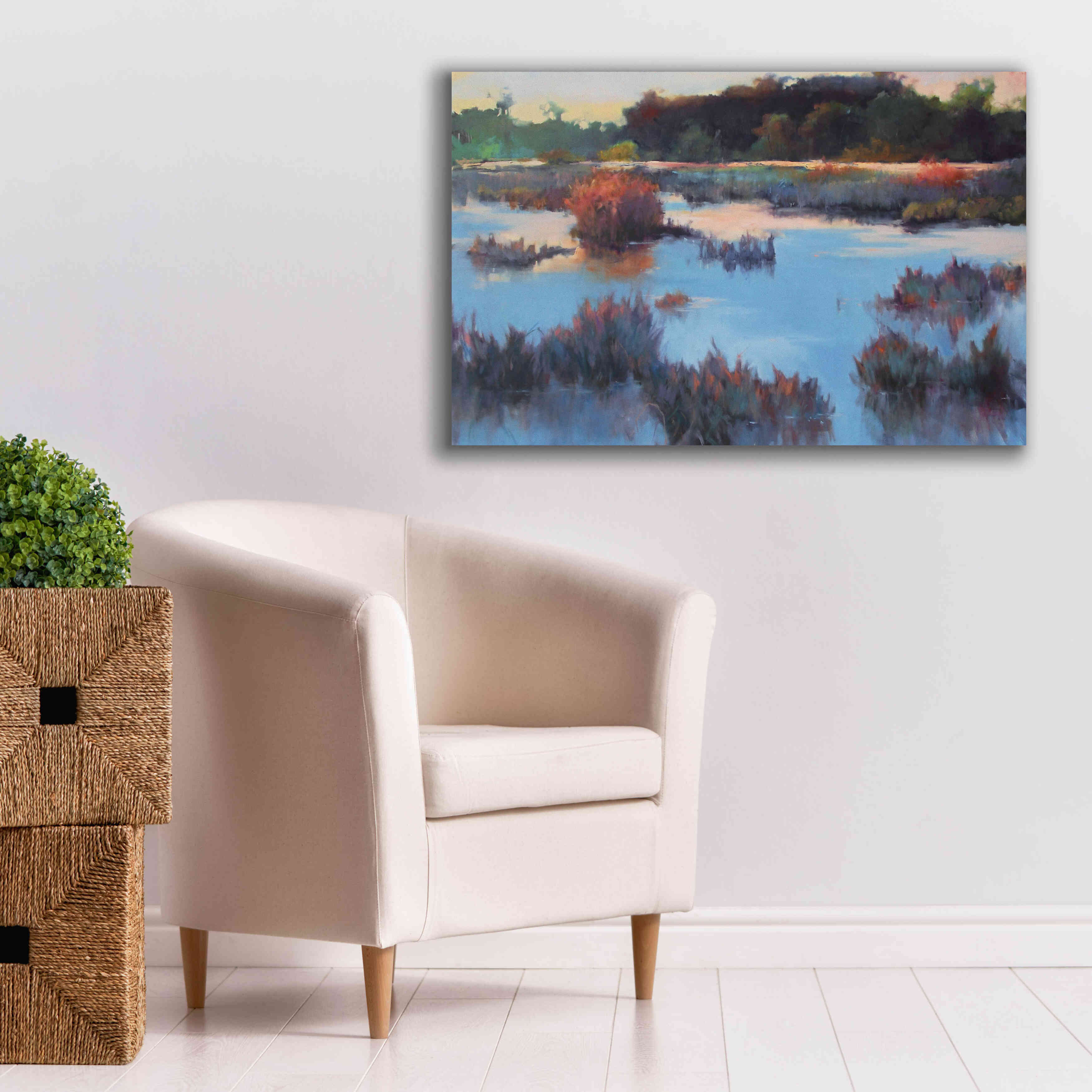 'Ace Basin Creek' by Madeline Dukes, Giclee Canvas Wall Art,40x26