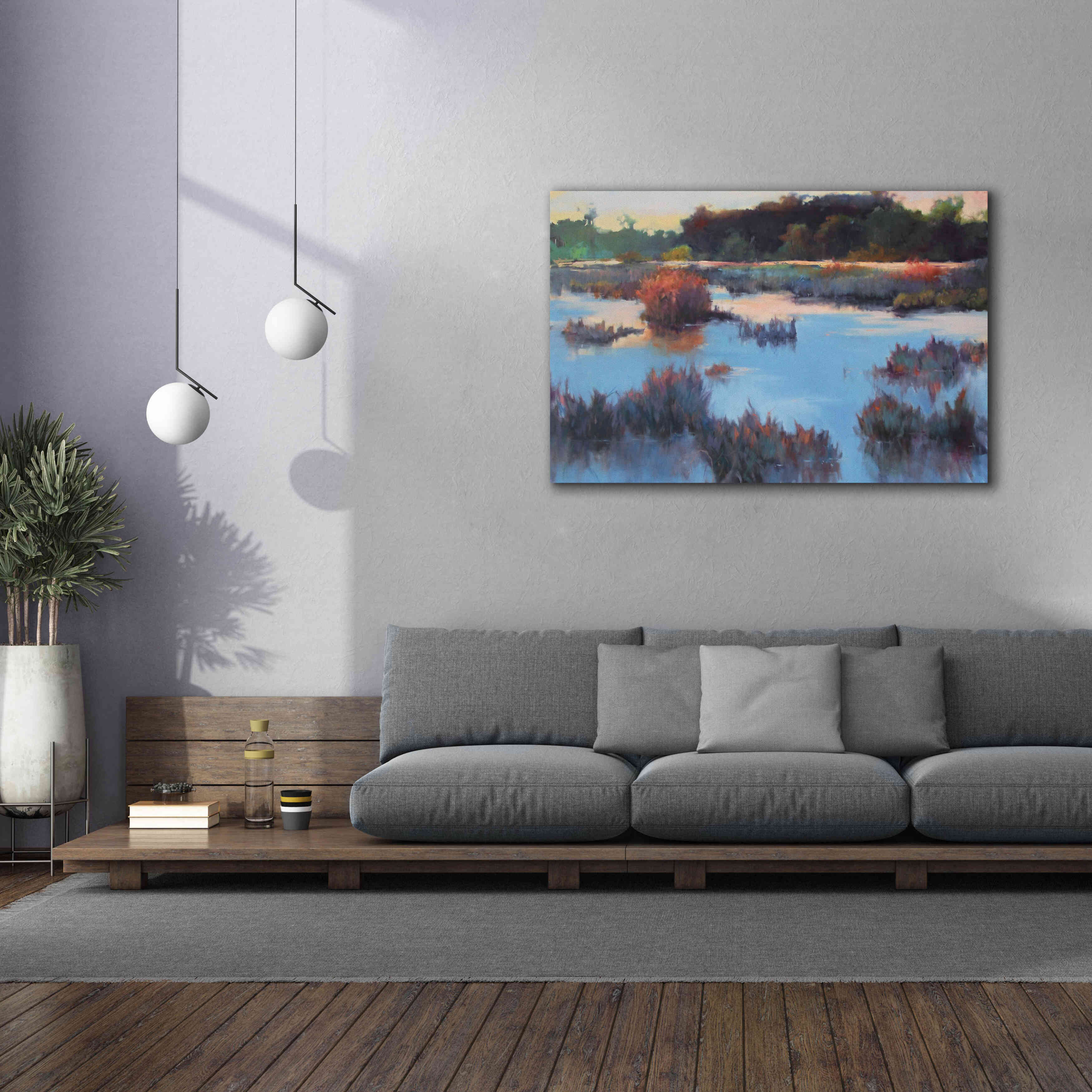 'Ace Basin Creek' by Madeline Dukes, Giclee Canvas Wall Art,60x40