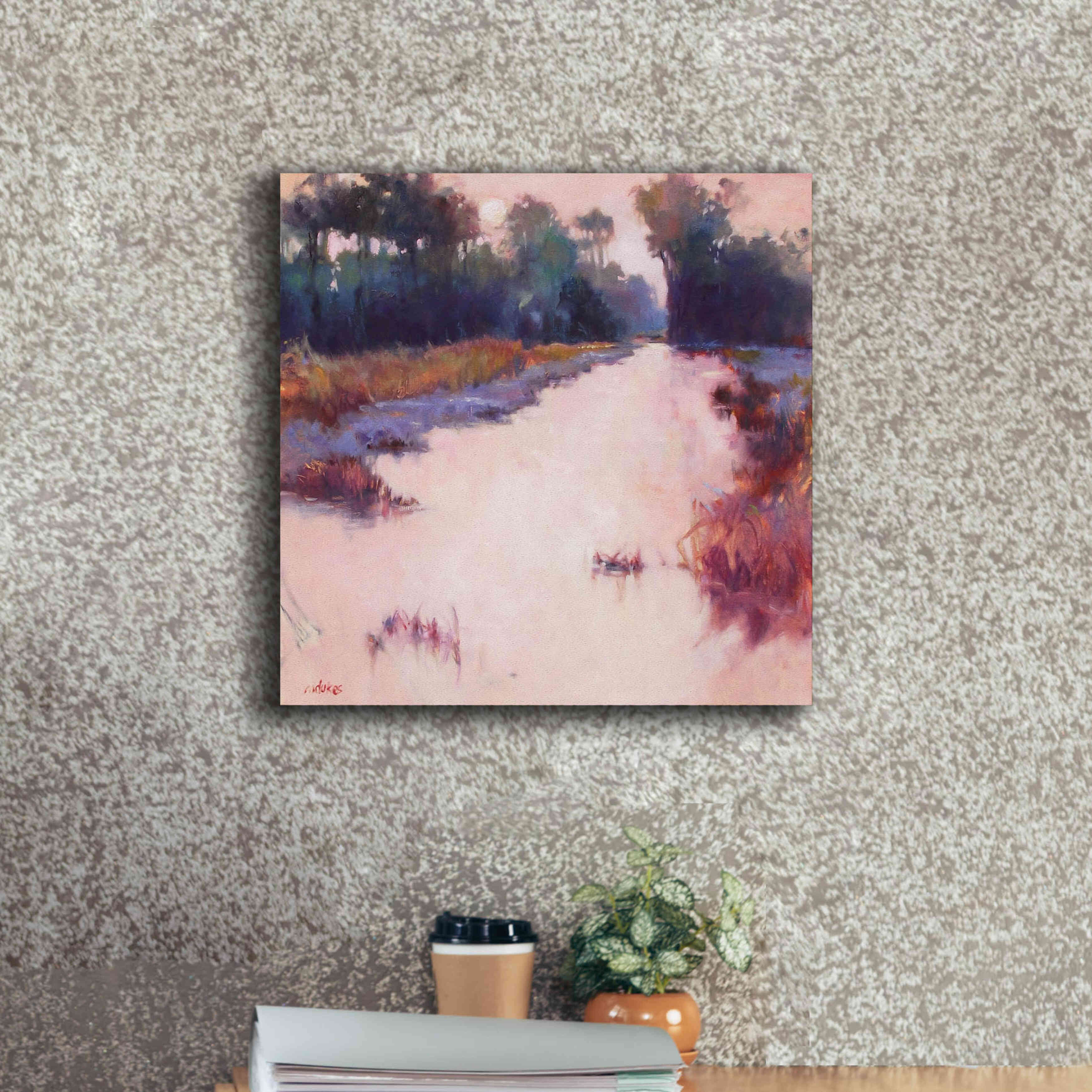 'Coral Dawn' by Madeline Dukes, Giclee Canvas Wall Art,18x18