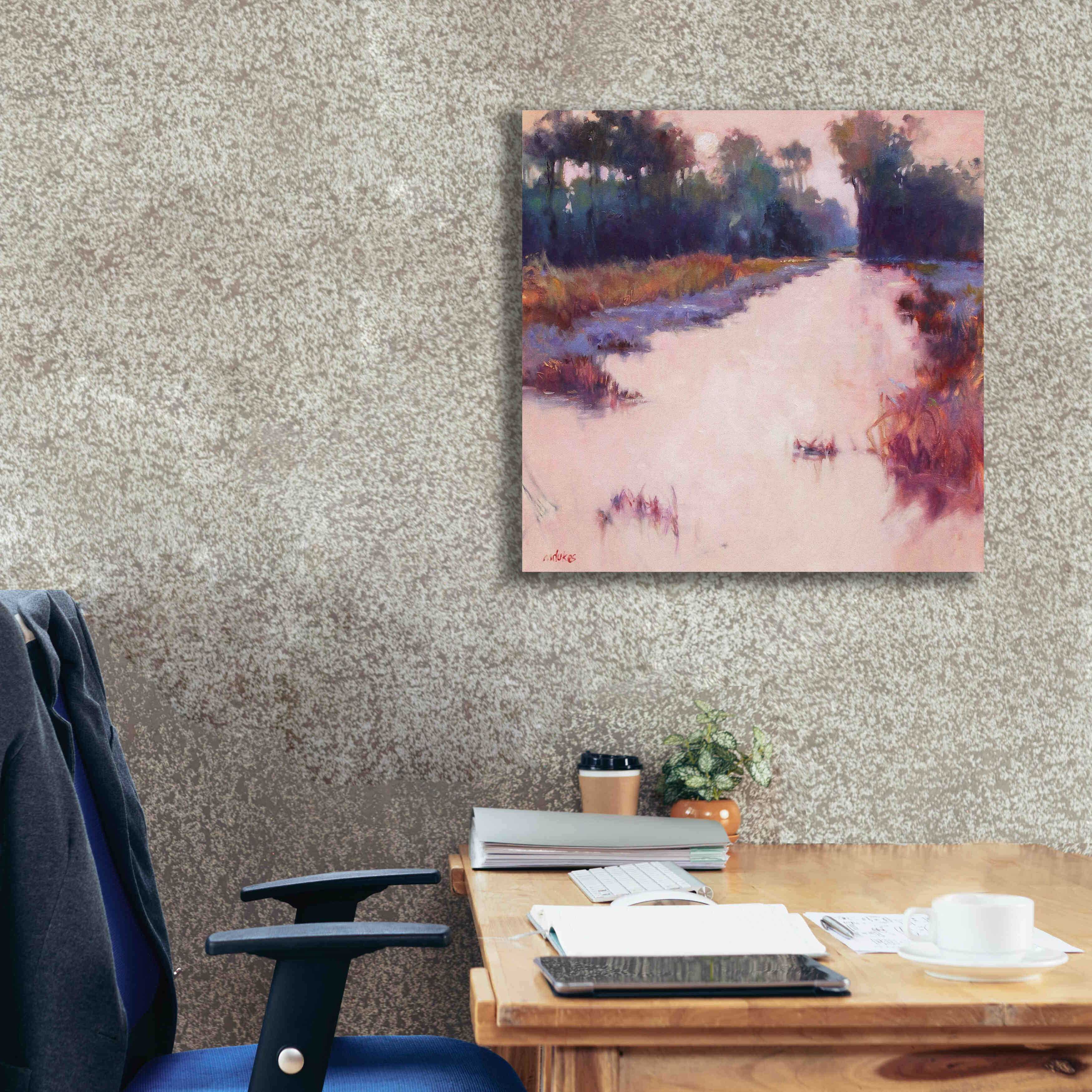 'Coral Dawn' by Madeline Dukes, Giclee Canvas Wall Art,26x26