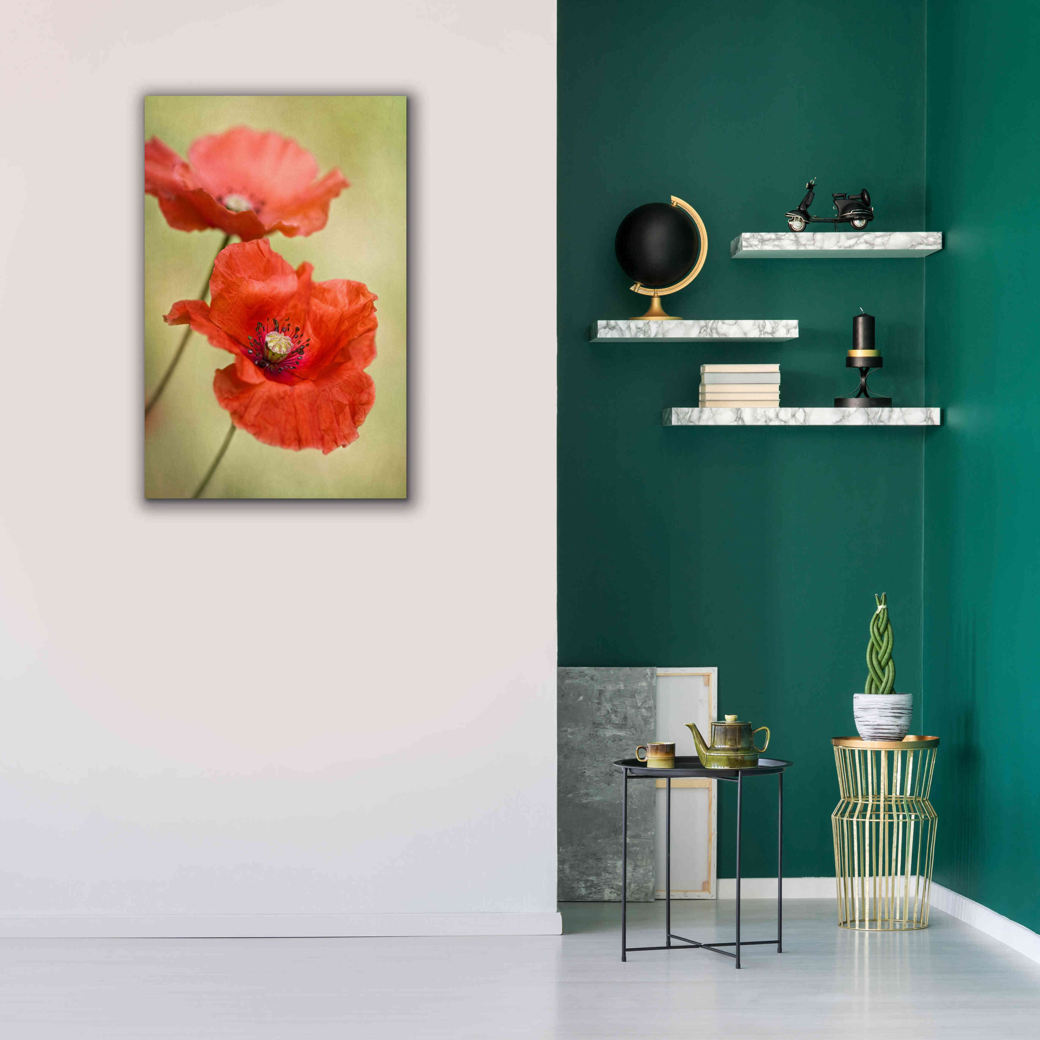 'Papaver Passion' by Mandy Disher, Giclee Canvas Wall Art,26x40