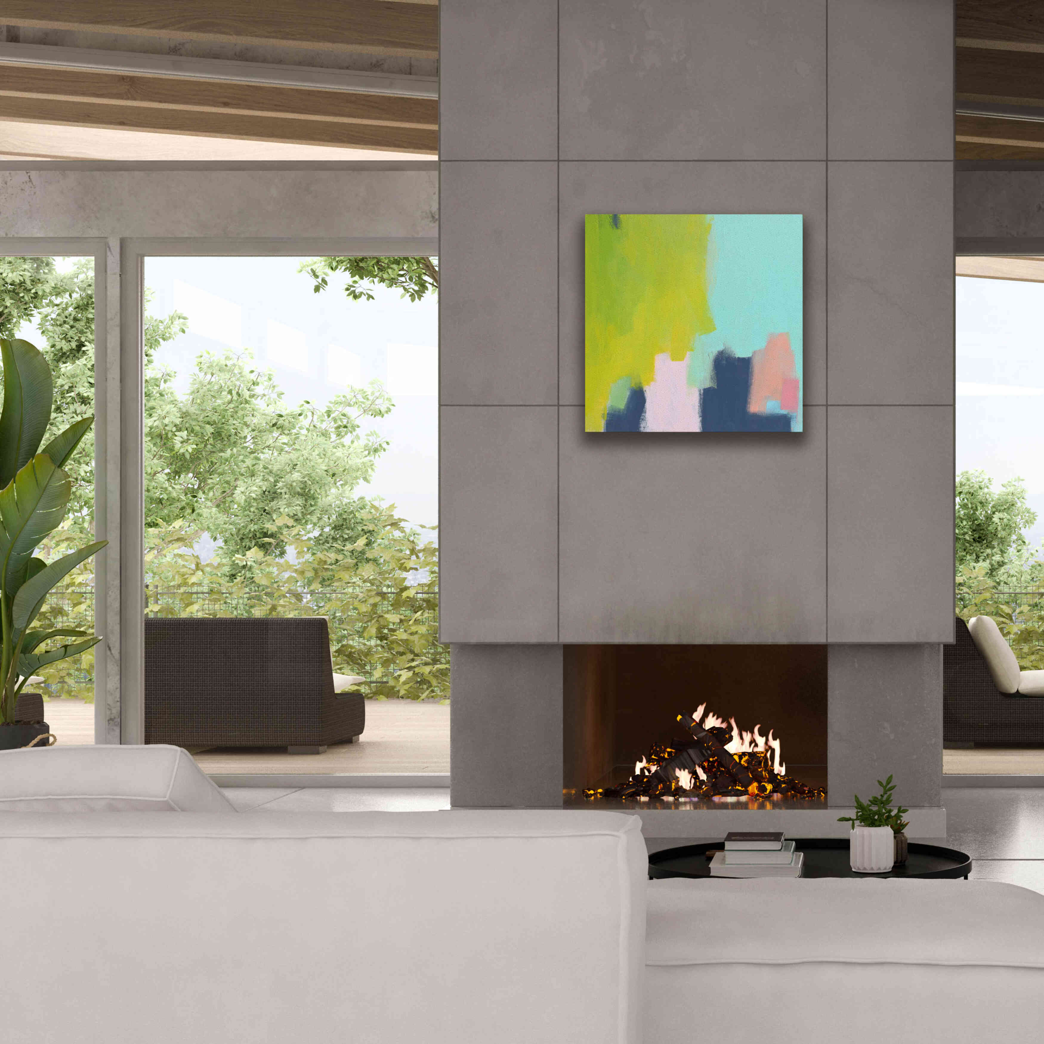 'Pyrus' by Melissa Donoho, Giclee Canvas Wall Art,26x26