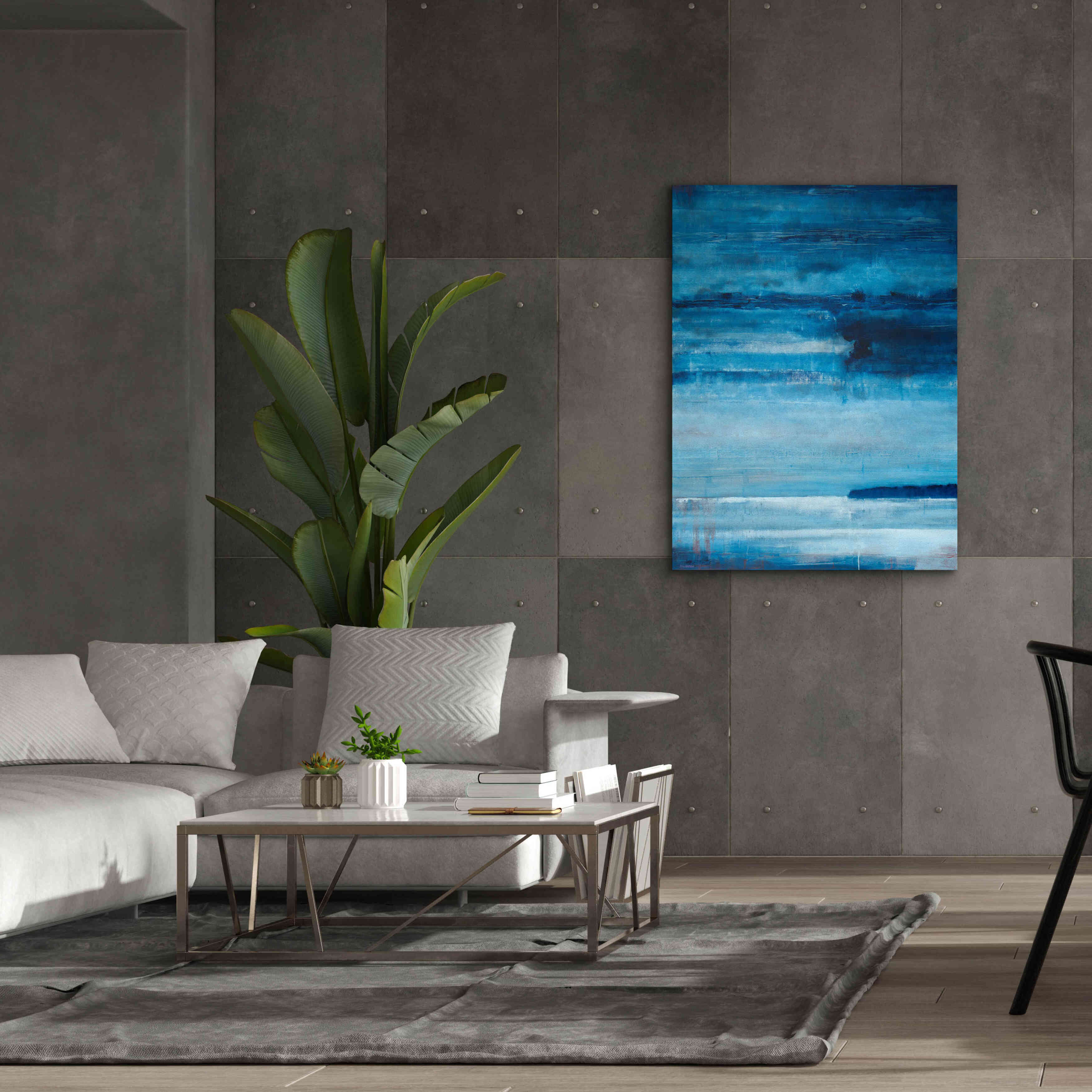 'Ocean Blue' by Michael A. Diliberto, Giclee Canvas Wall Art,40x54
