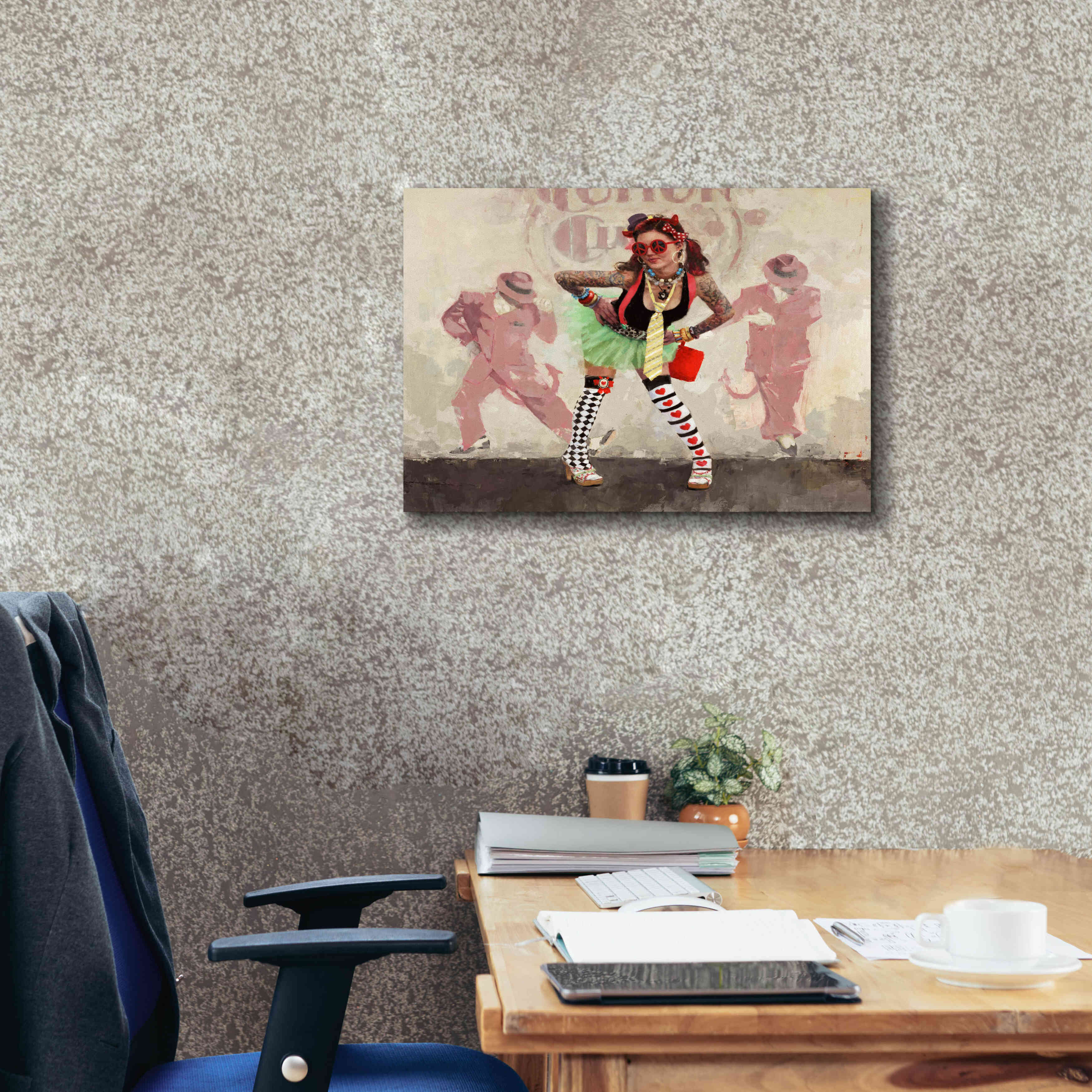 'Devil or Angel' by Michael Fitzpatrick, Giclee Canvas Wall Art,24x20