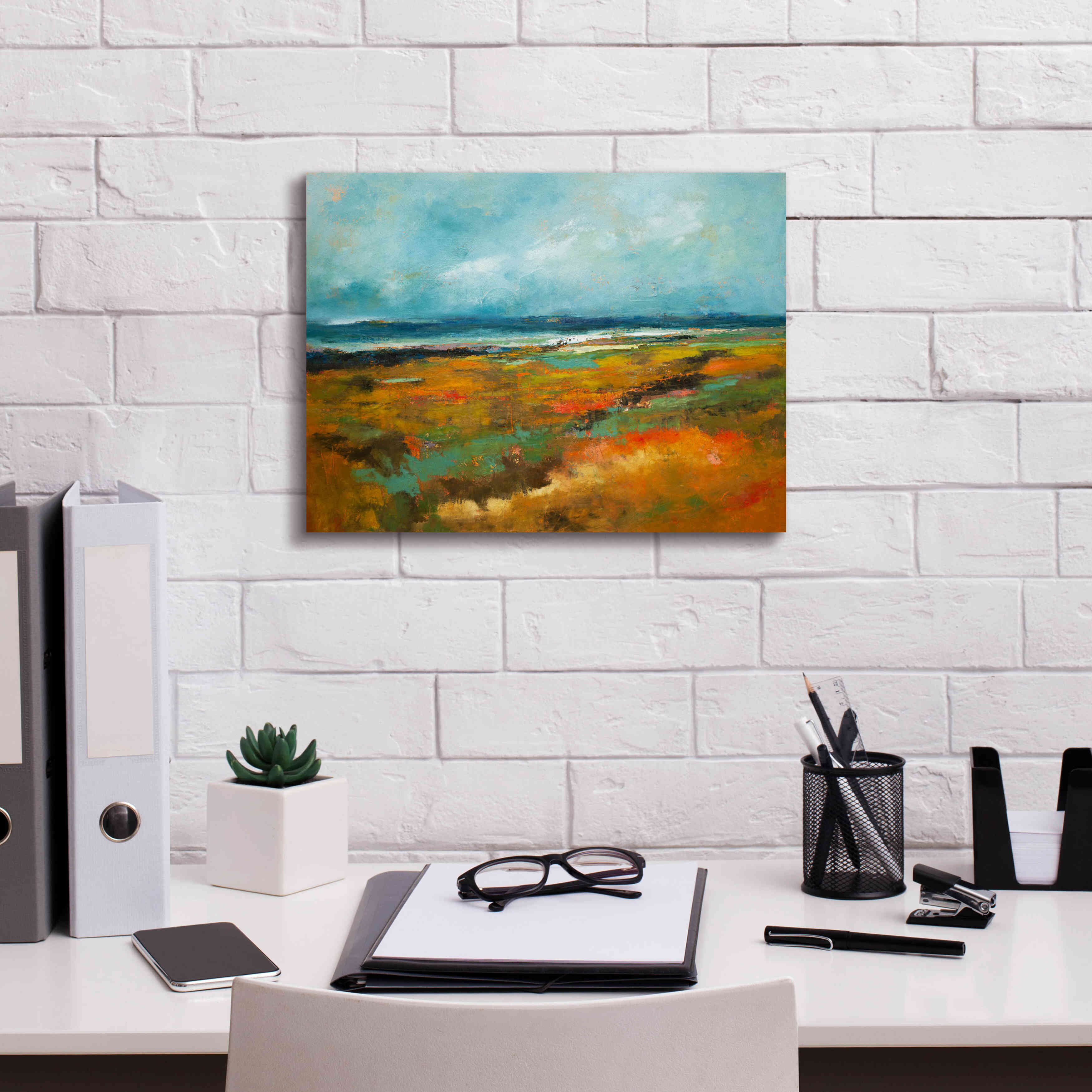 'Benchmarks' by Patrick Dennis, Giclee Canvas Wall Art,16x12