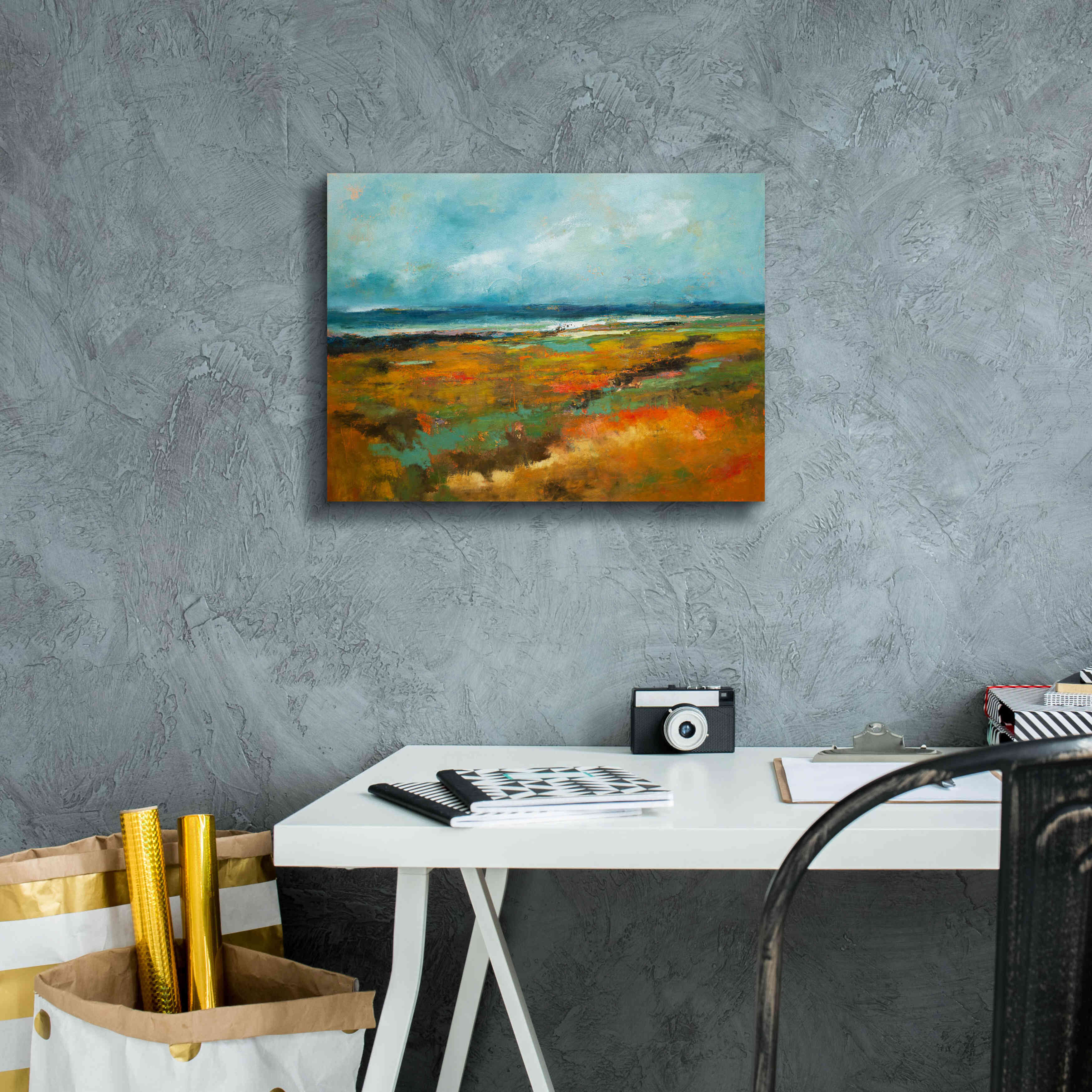 'Benchmarks' by Patrick Dennis, Giclee Canvas Wall Art,16x12