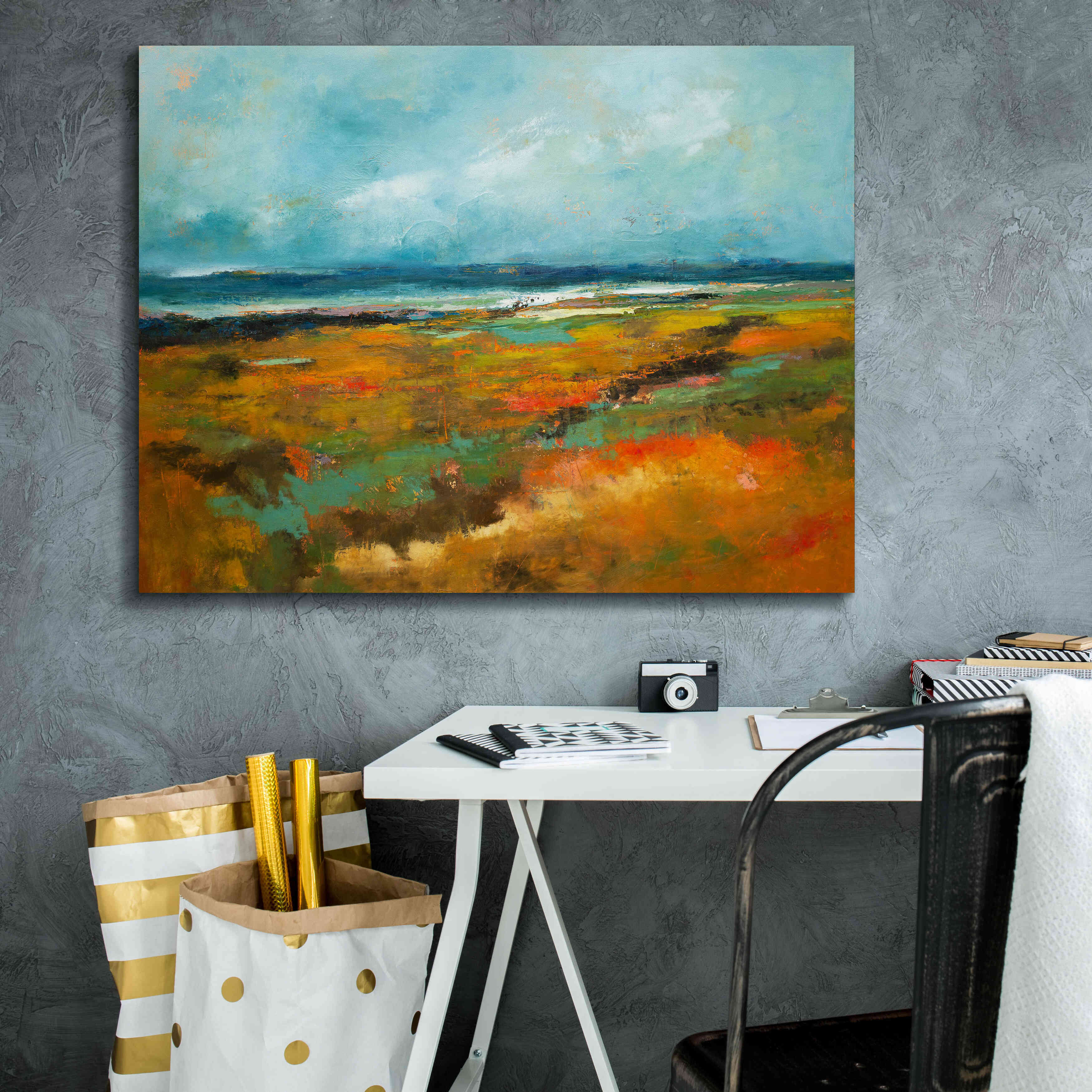 'Benchmarks' by Patrick Dennis, Giclee Canvas Wall Art,34x26