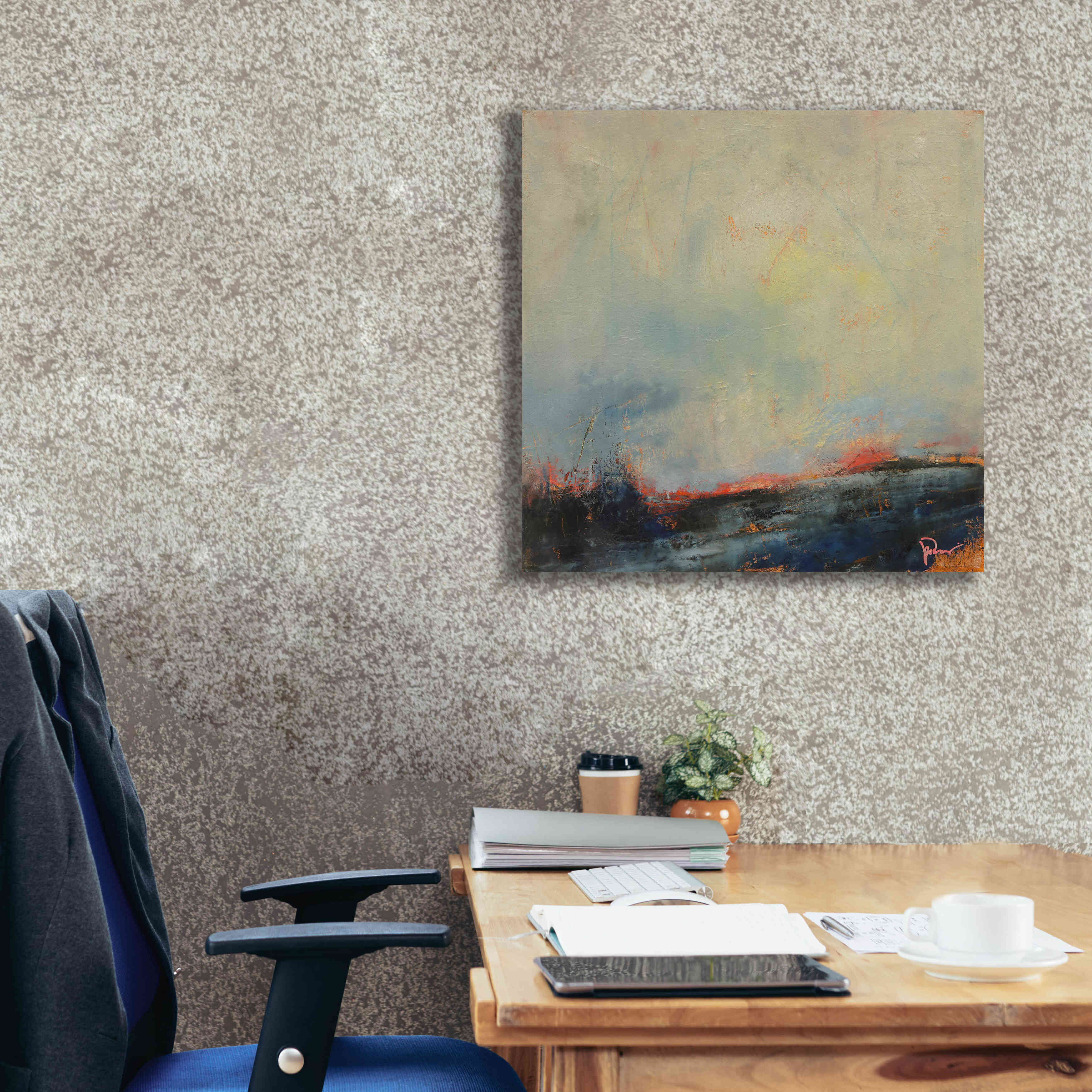 'Burnout' by Patrick Dennis, Giclee Canvas Wall Art,26x26