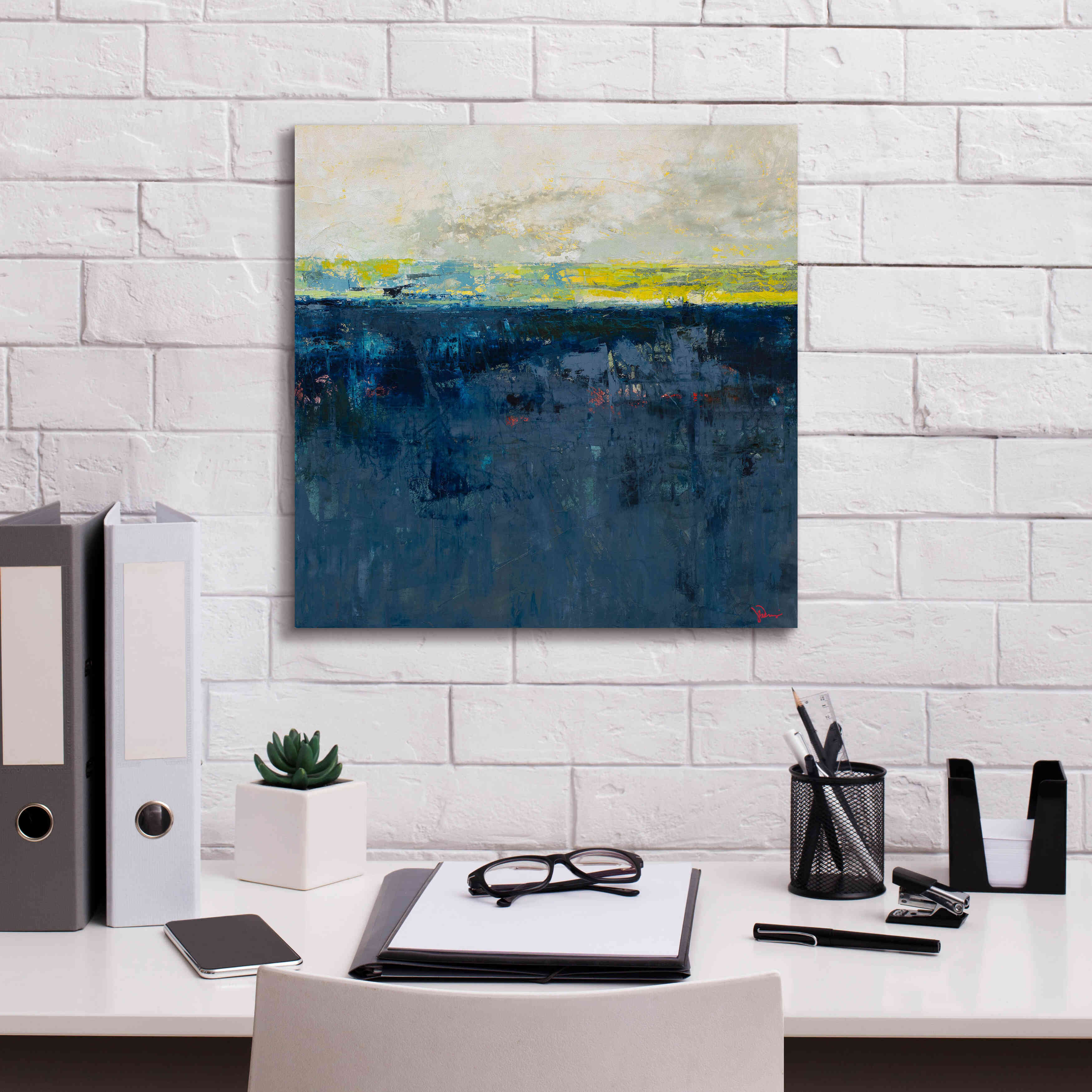 'Clean Slate' by Patrick Dennis, Giclee Canvas Wall Art,18x18