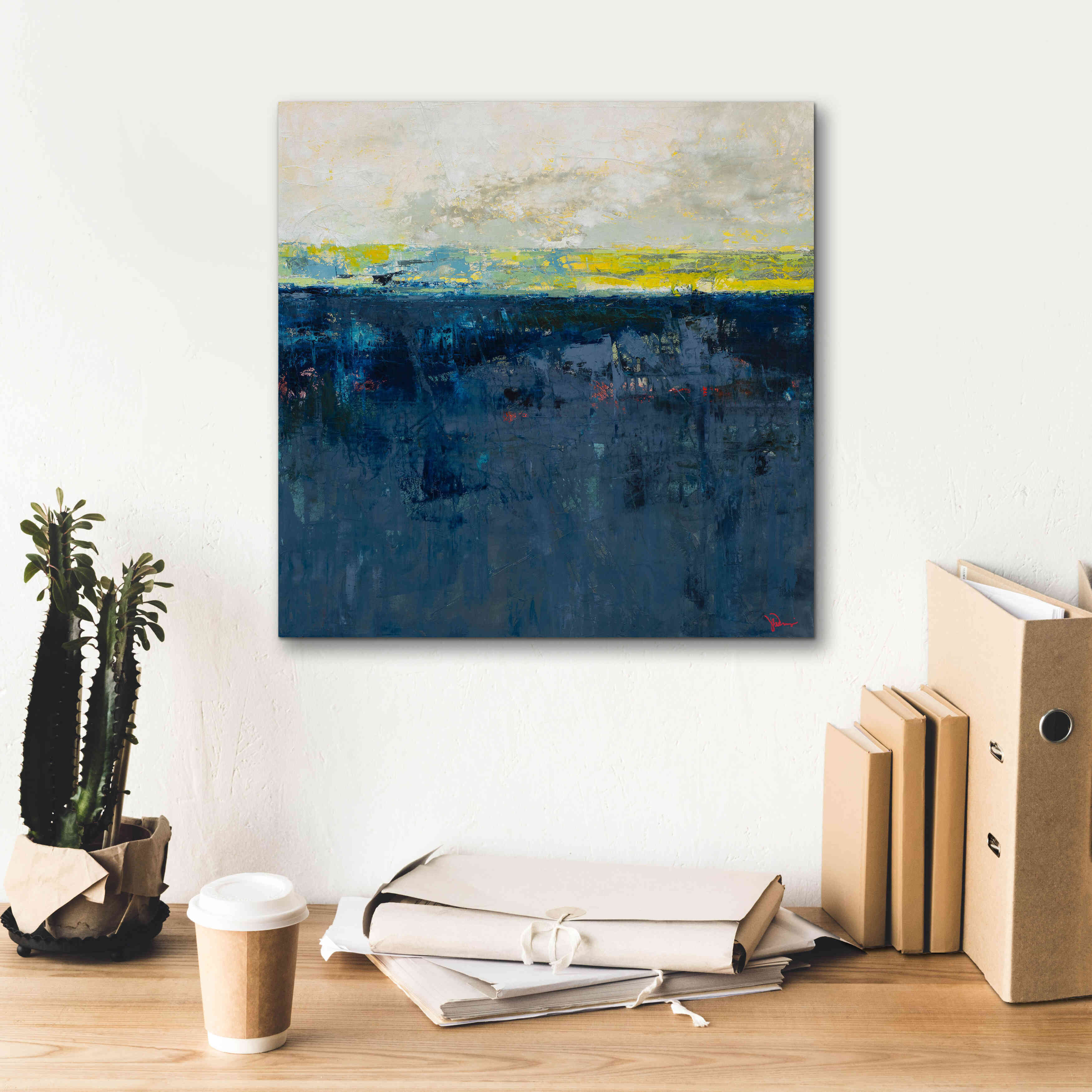 'Clean Slate' by Patrick Dennis, Giclee Canvas Wall Art,18x18