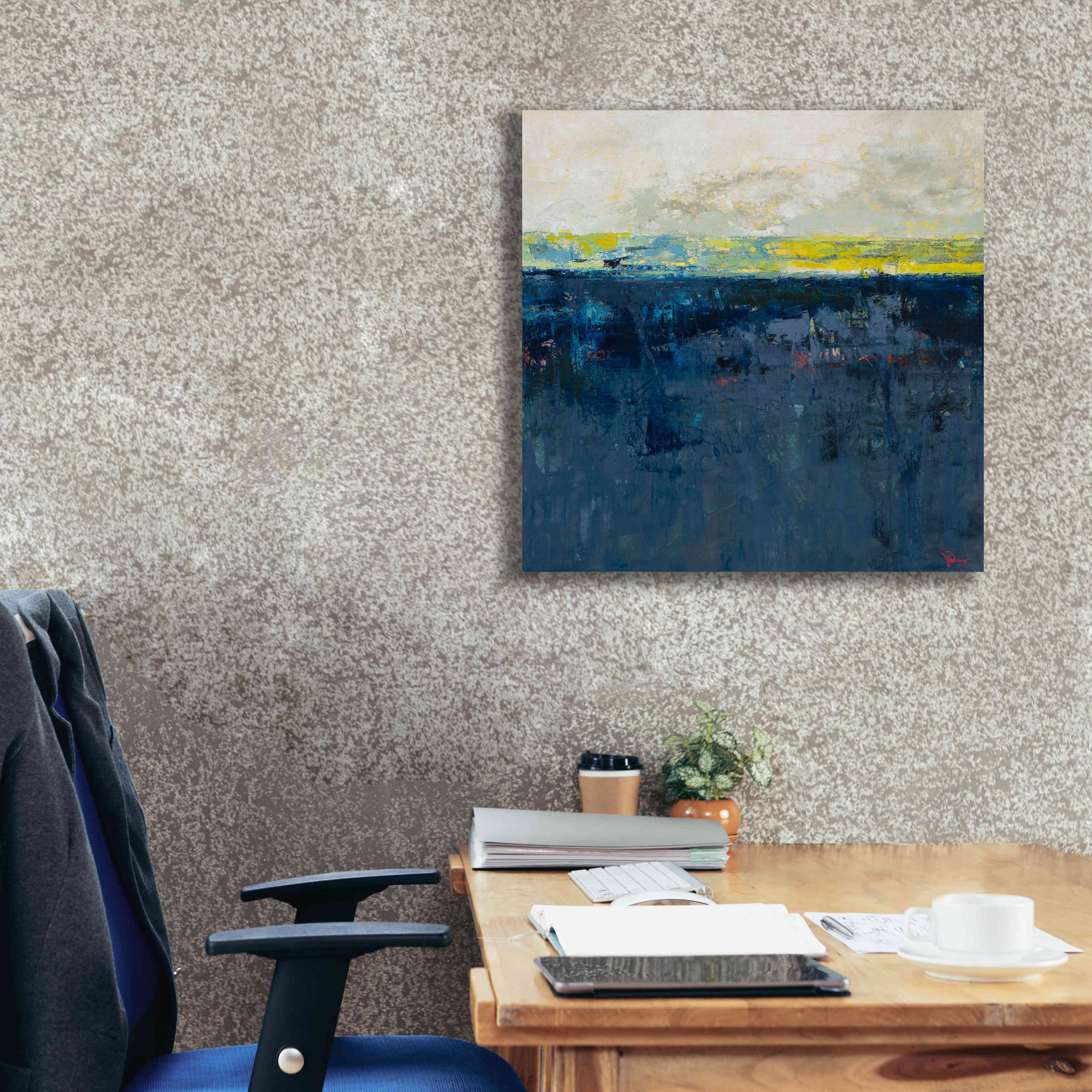 'Clean Slate' by Patrick Dennis, Giclee Canvas Wall Art,26x26