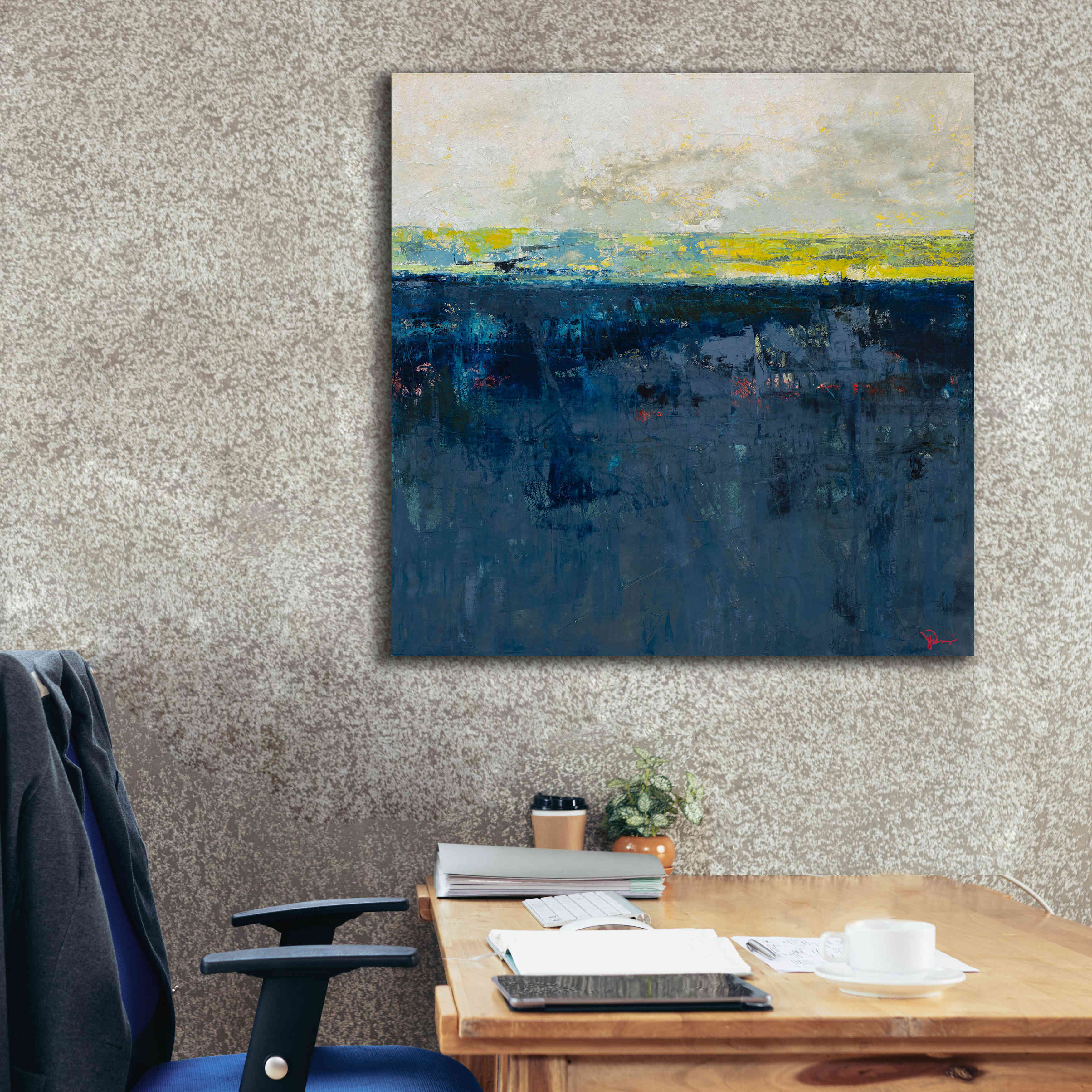 'Clean Slate' by Patrick Dennis, Giclee Canvas Wall Art,37x37