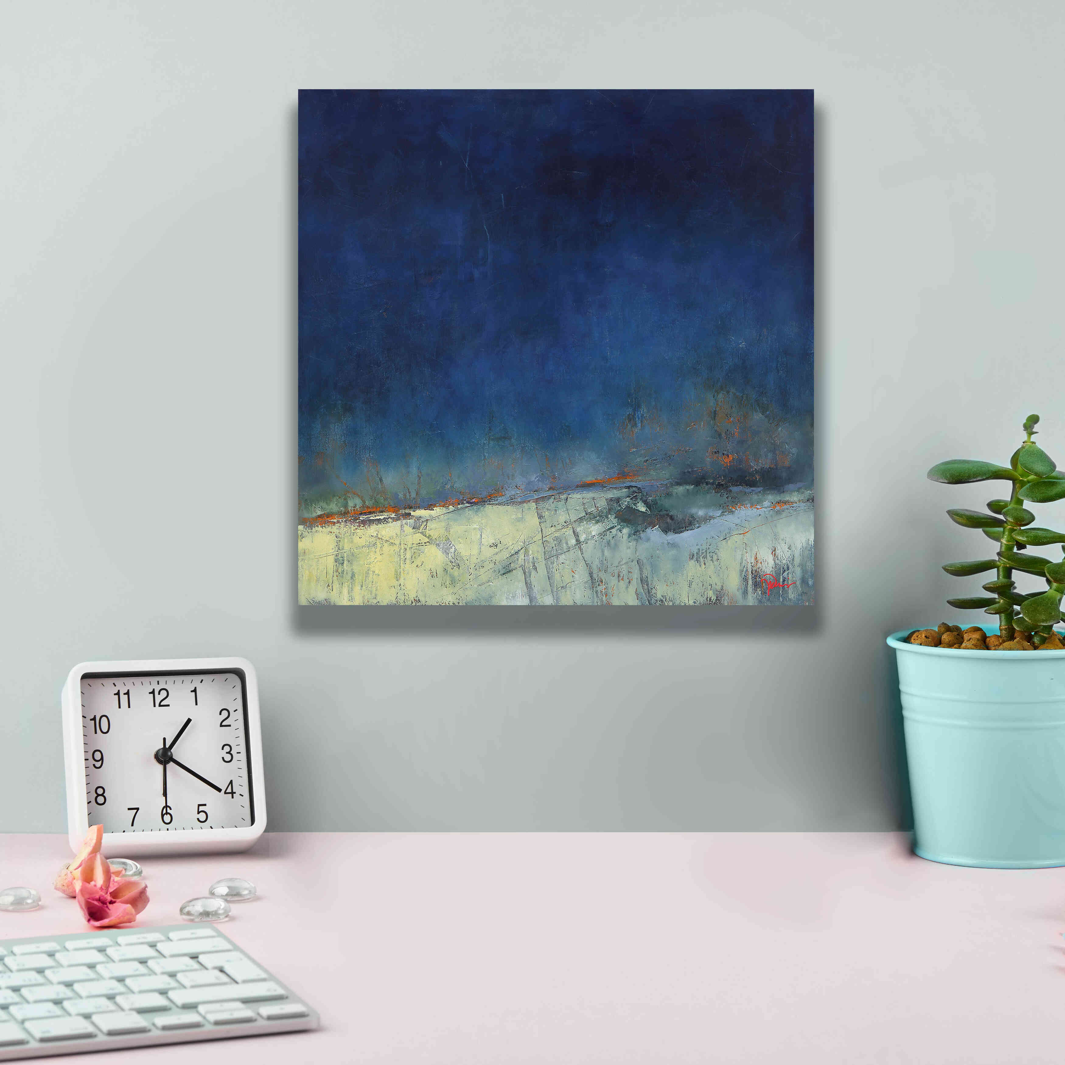 'Dugout' by Patrick Dennis, Giclee Canvas Wall Art,12x12