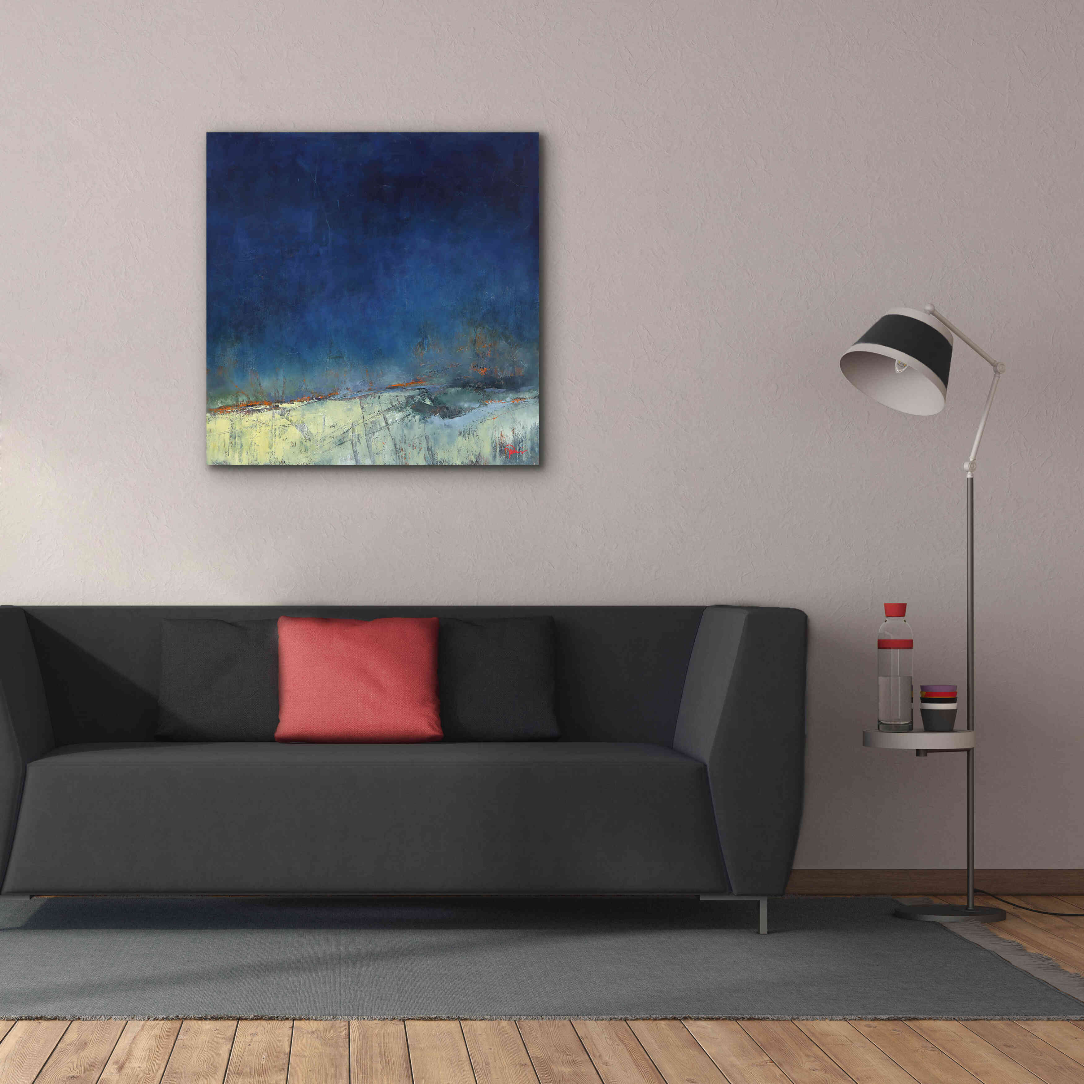 'Dugout' by Patrick Dennis, Giclee Canvas Wall Art,37x37