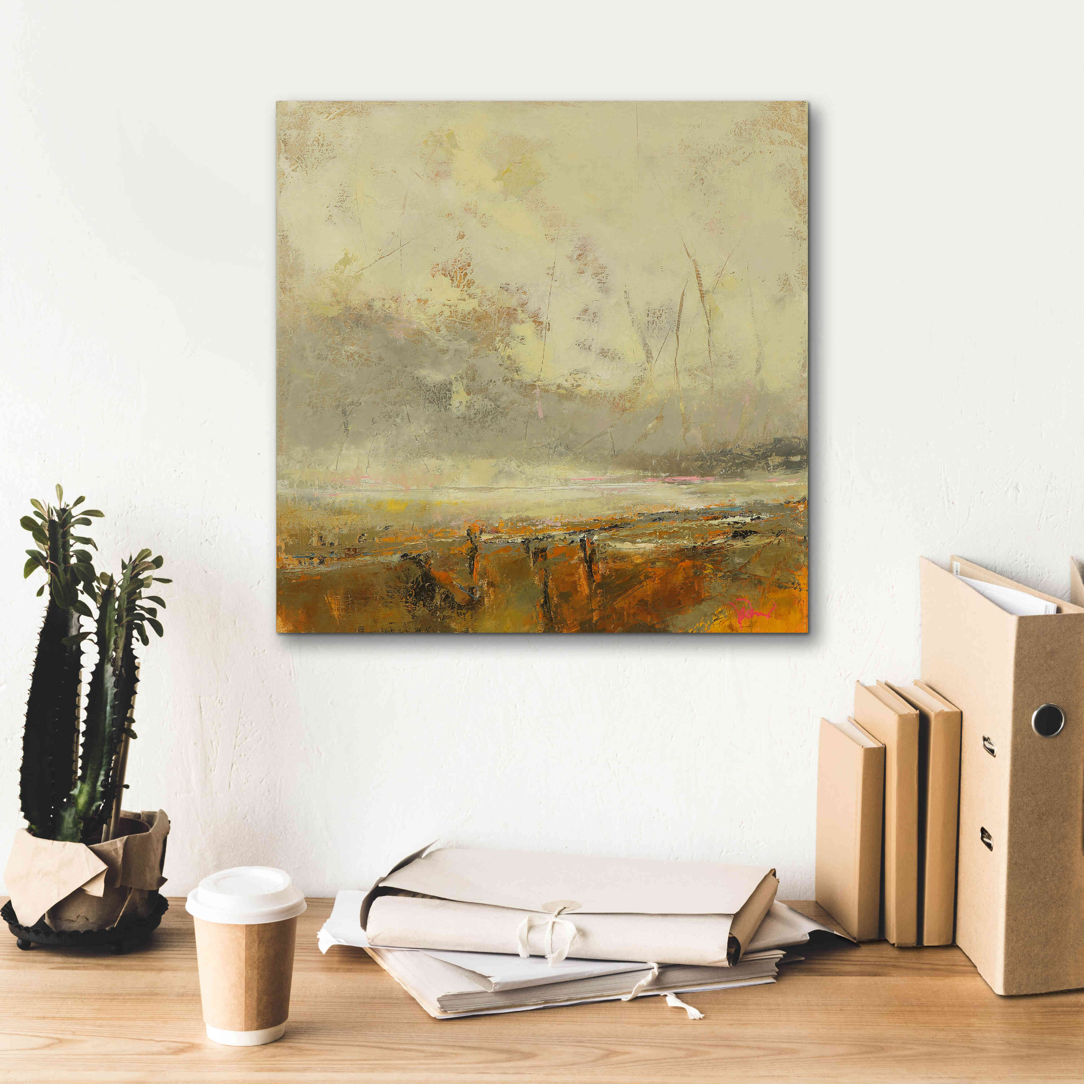 'Farm Path' by Patrick Dennis, Giclee Canvas Wall Art,18x18