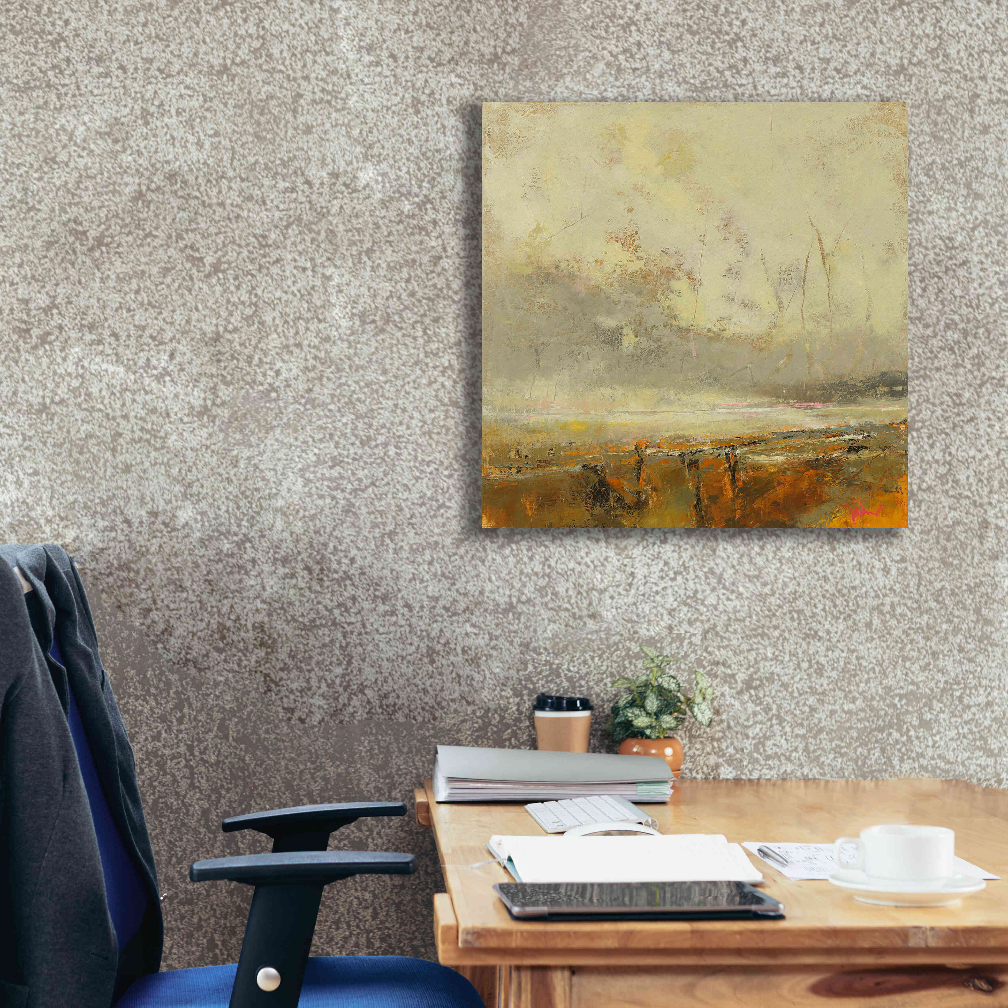 'Farm Path' by Patrick Dennis, Giclee Canvas Wall Art,26x26