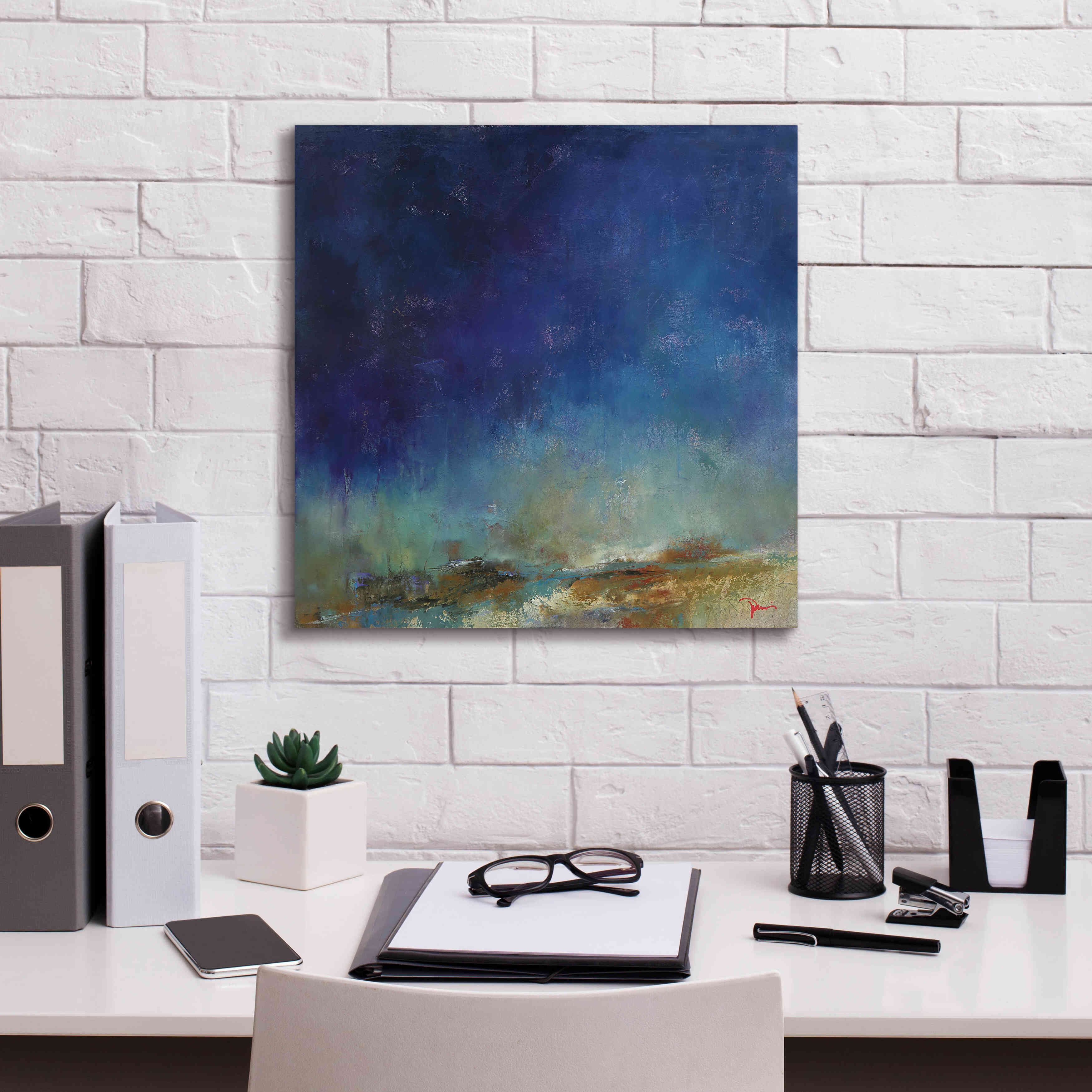 'Hawley' by Patrick Dennis, Giclee Canvas Wall Art,18x18