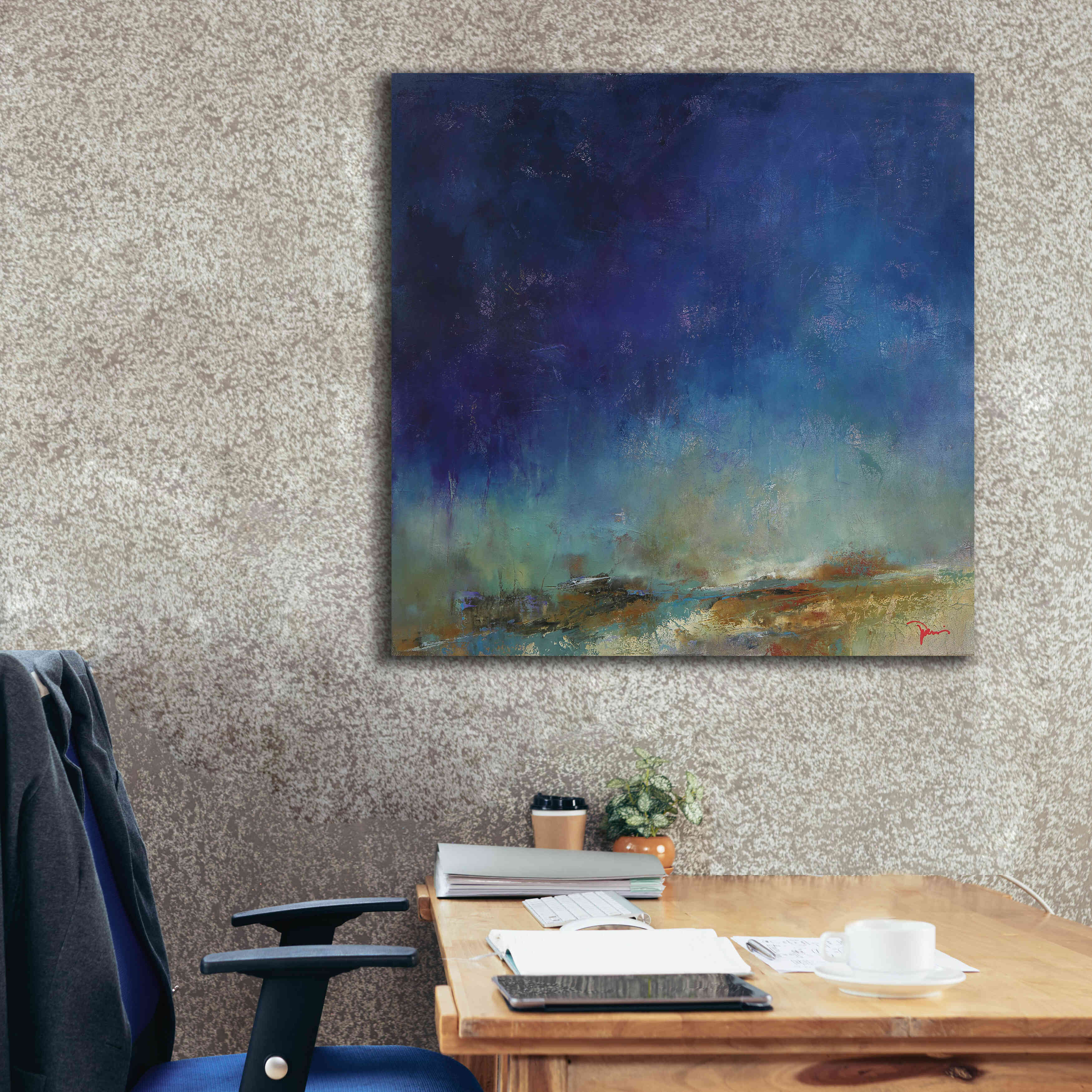 'Hawley' by Patrick Dennis, Giclee Canvas Wall Art,37x37