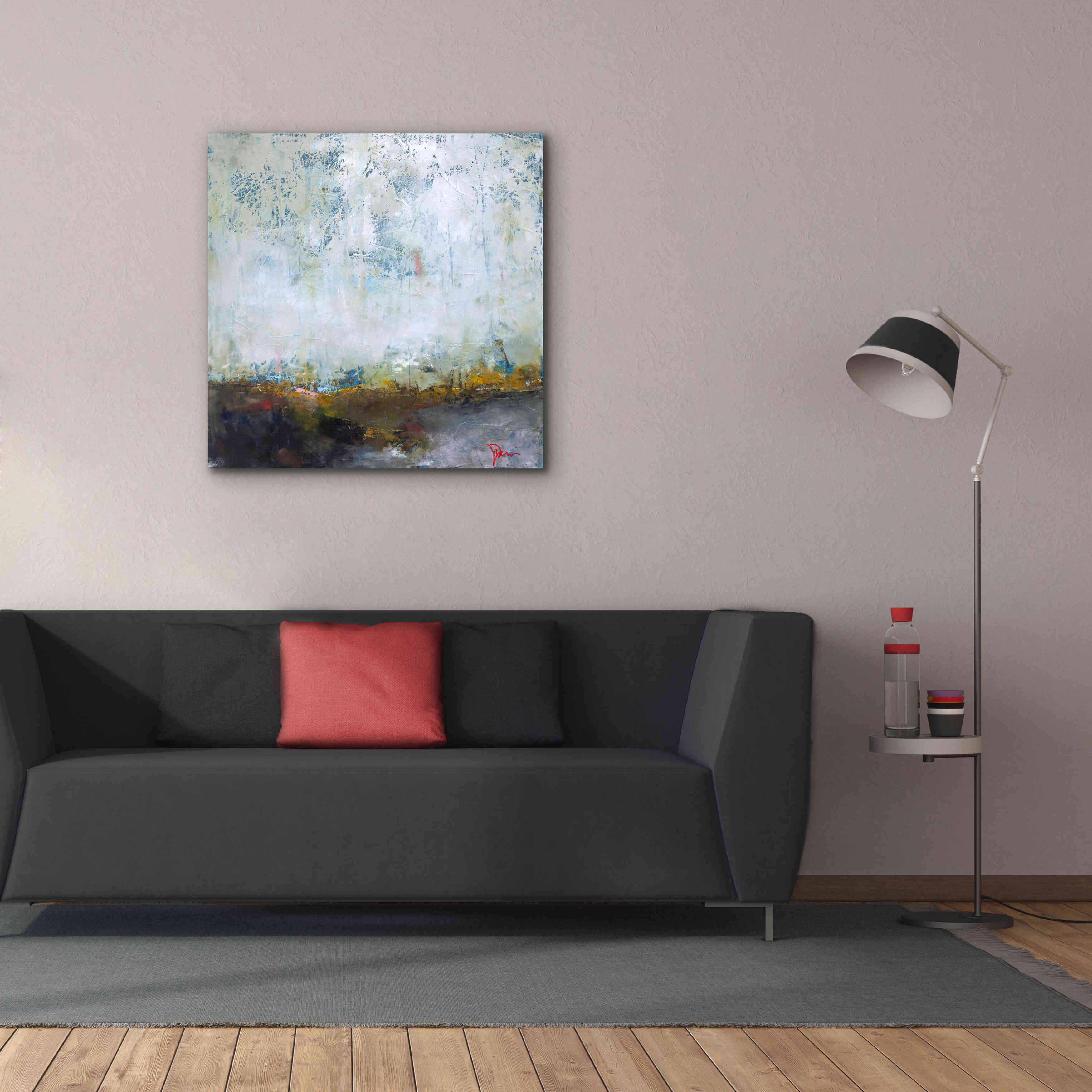 'In The Pink' by Patrick Dennis, Giclee Canvas Wall Art,37x37