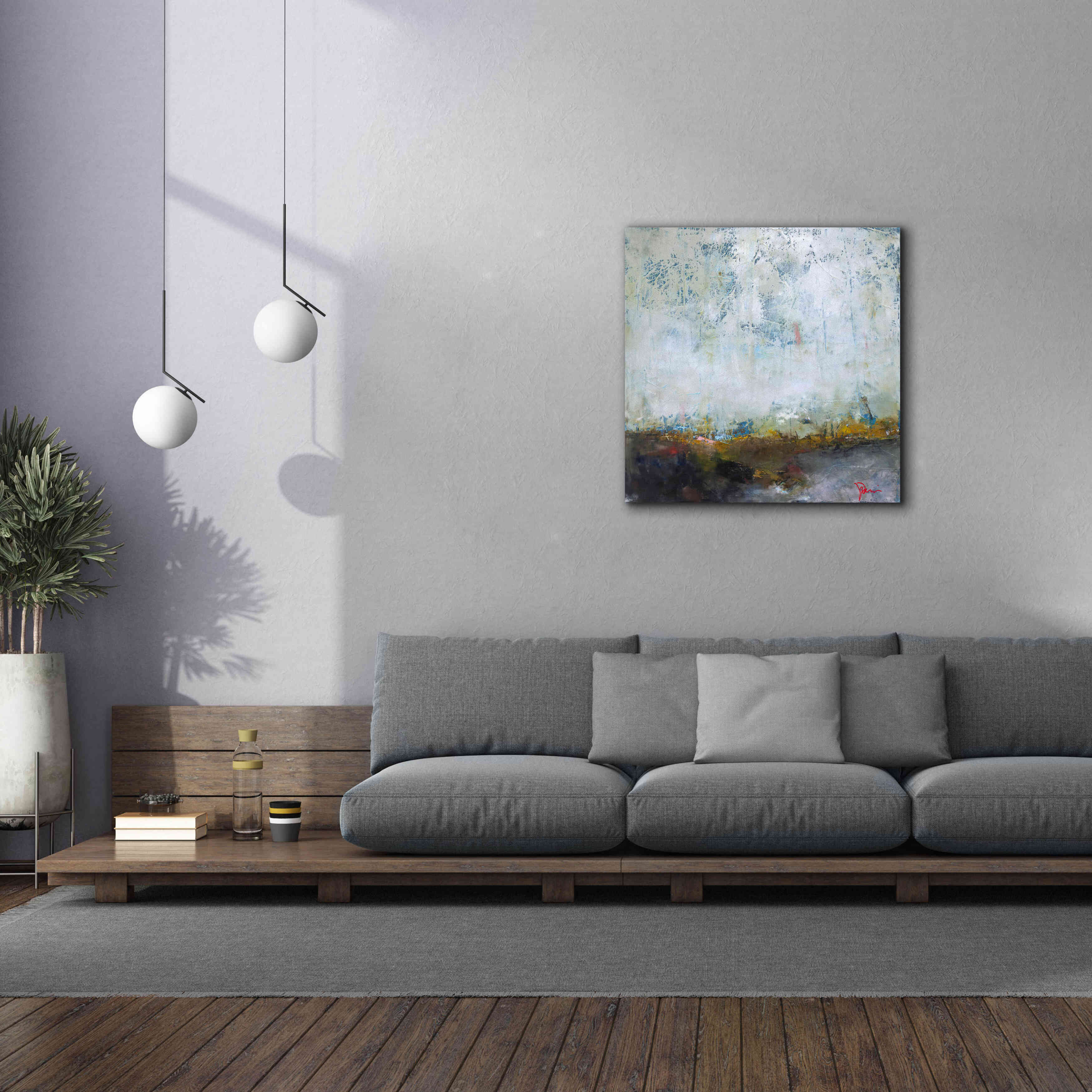 'In The Pink' by Patrick Dennis, Giclee Canvas Wall Art,37x37