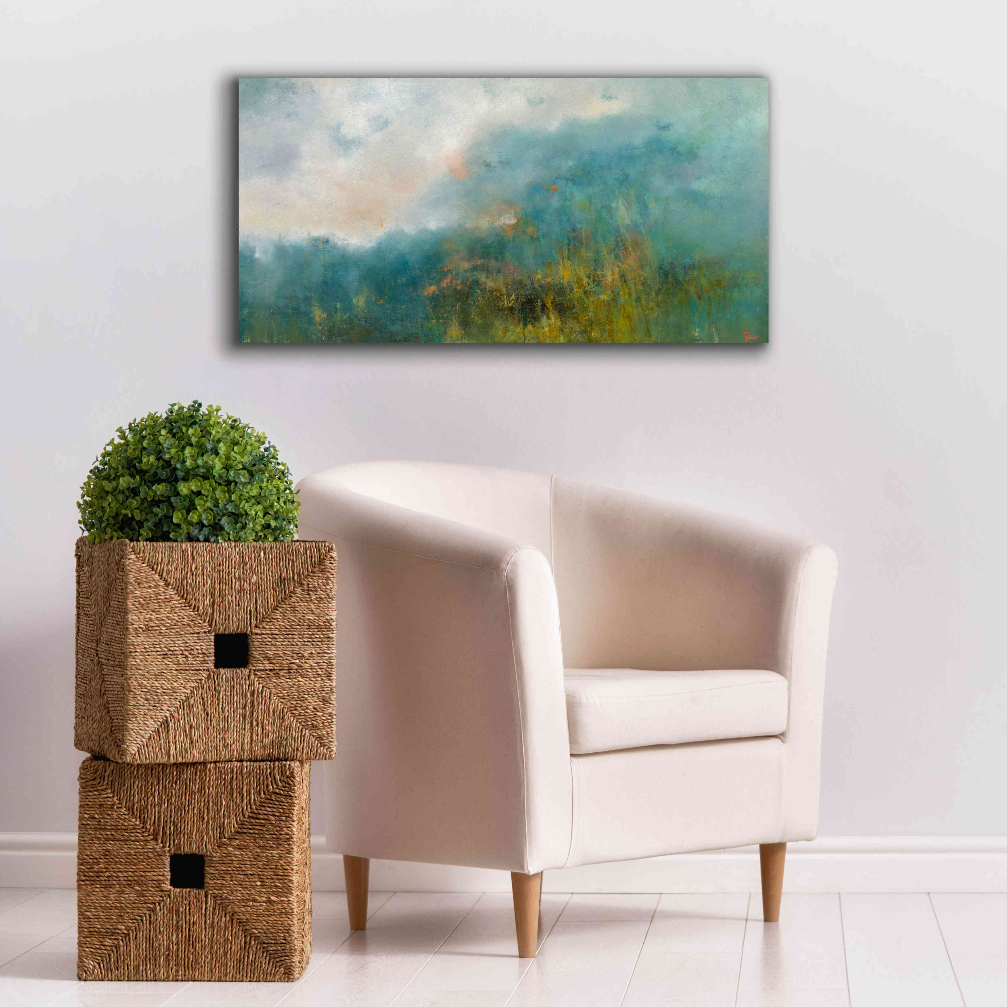 'Incoming' by Patrick Dennis, Giclee Canvas Wall Art,40x20