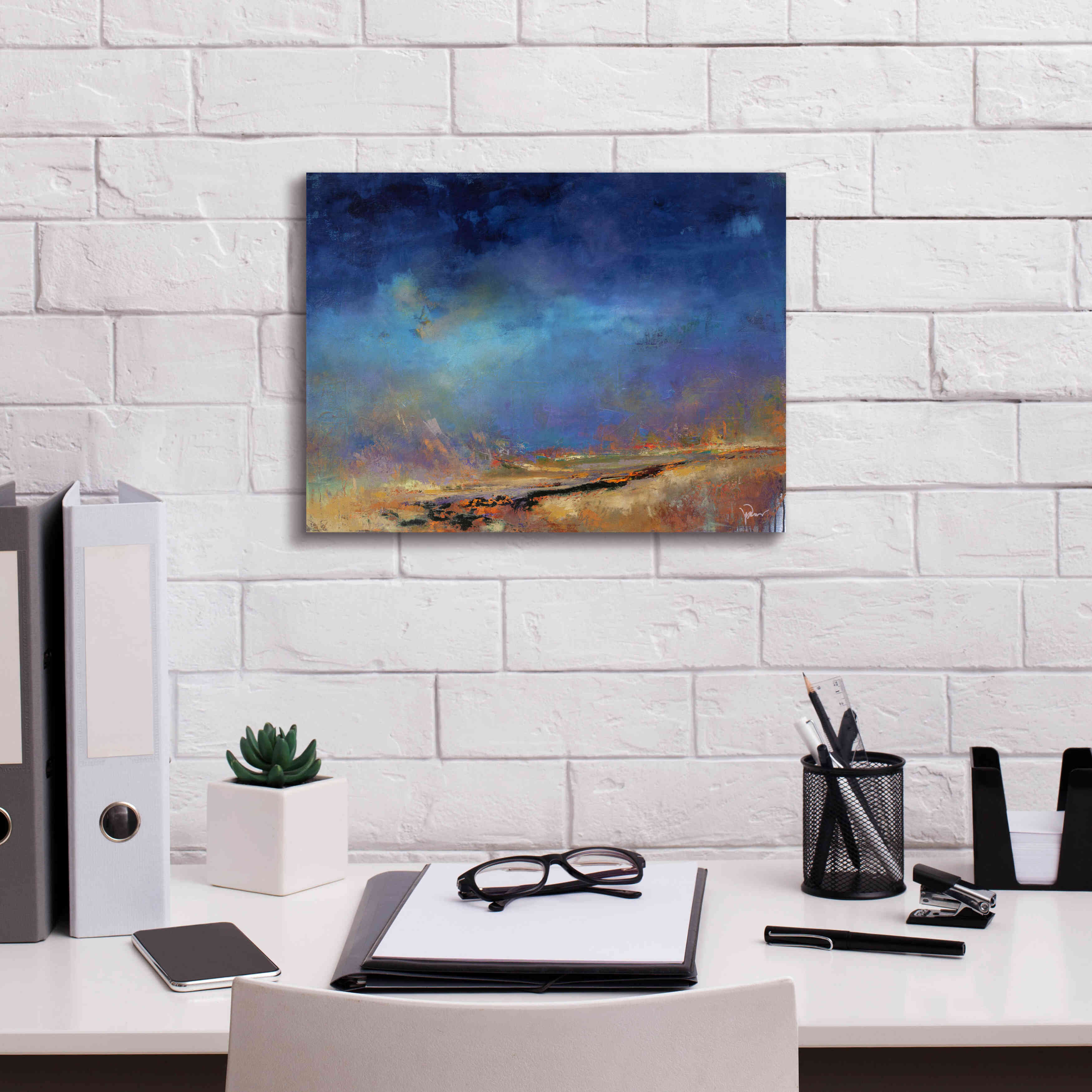 'Lost Land' by Patrick Dennis, Giclee Canvas Wall Art,16 x 12