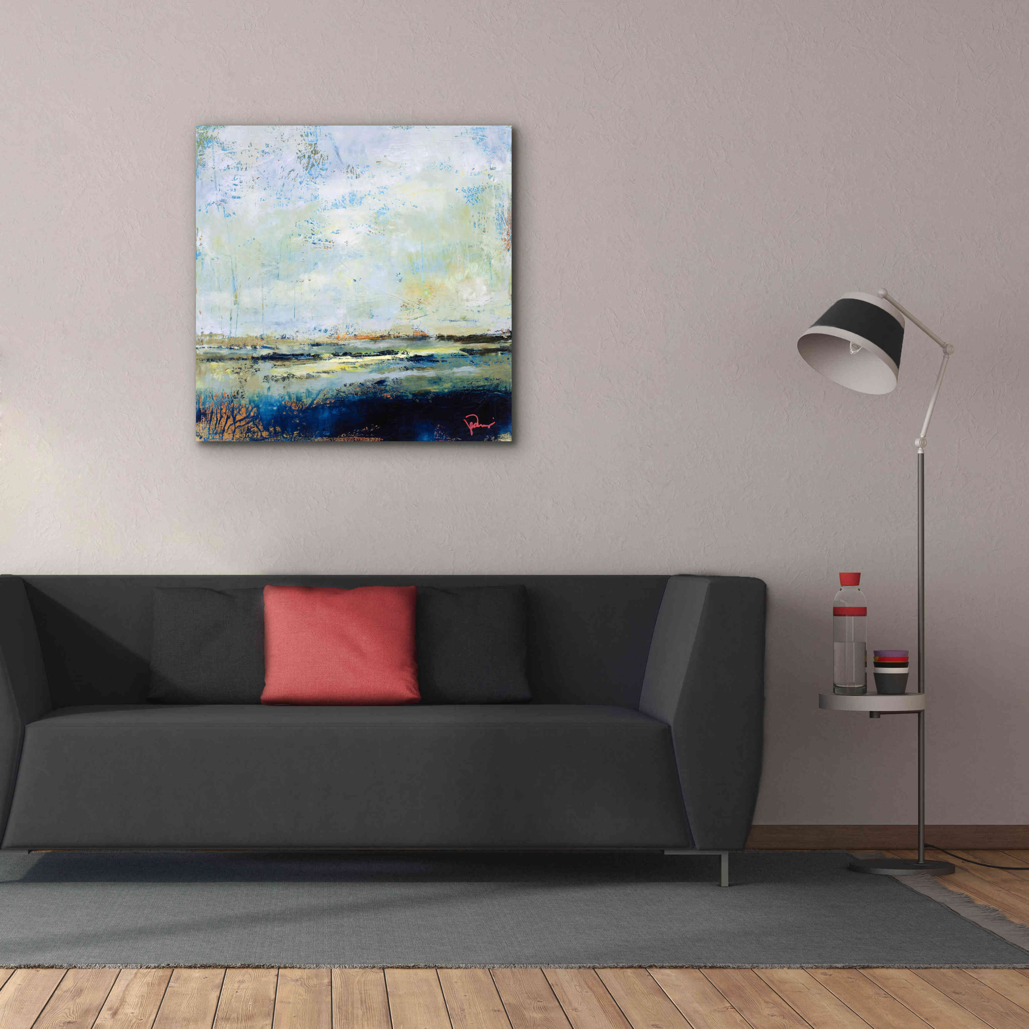 'Low Tide' by Patrick Dennis, Giclee Canvas Wall Art,37 x 37