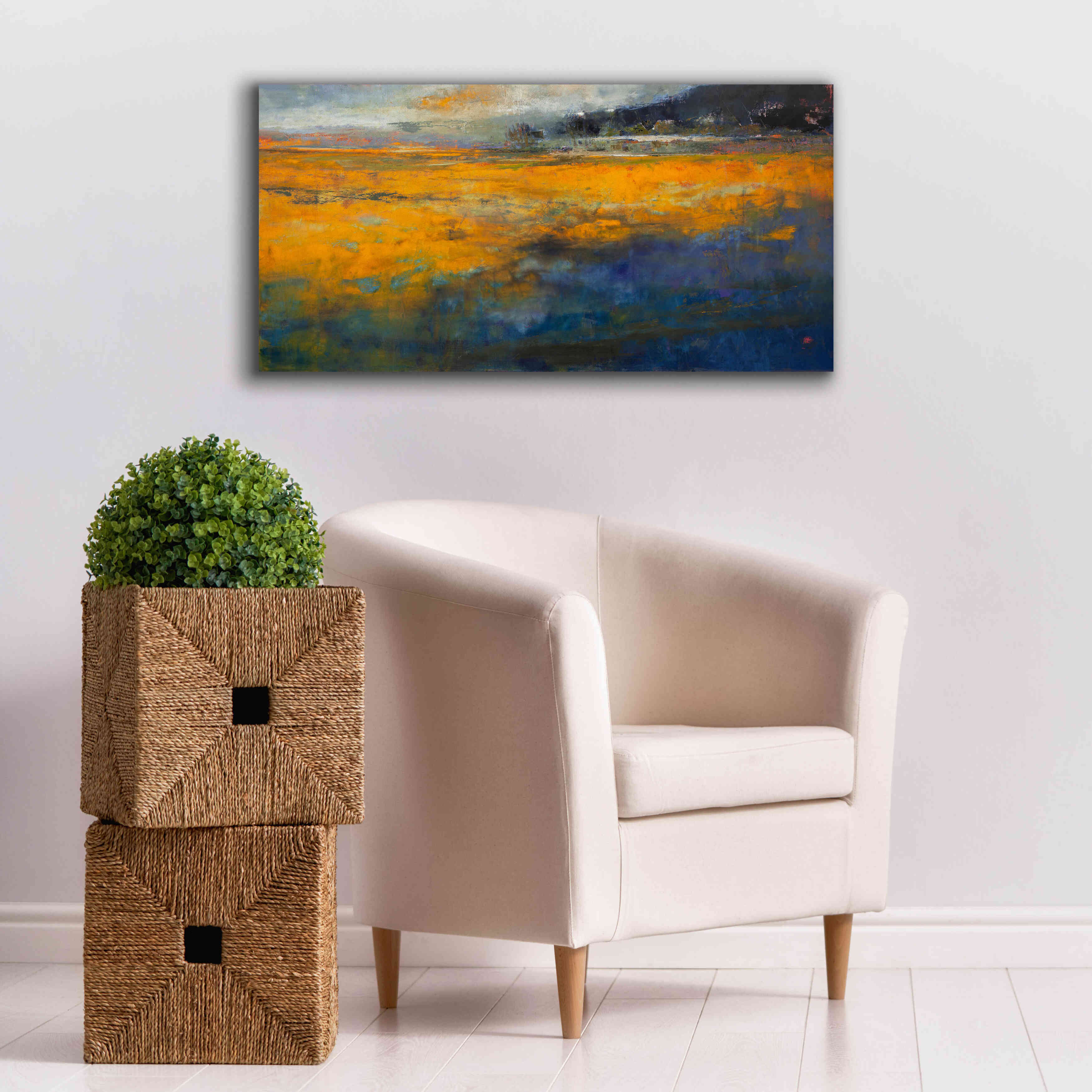 'Marshes' by Patrick Dennis, Giclee Canvas Wall Art,40 x 20
