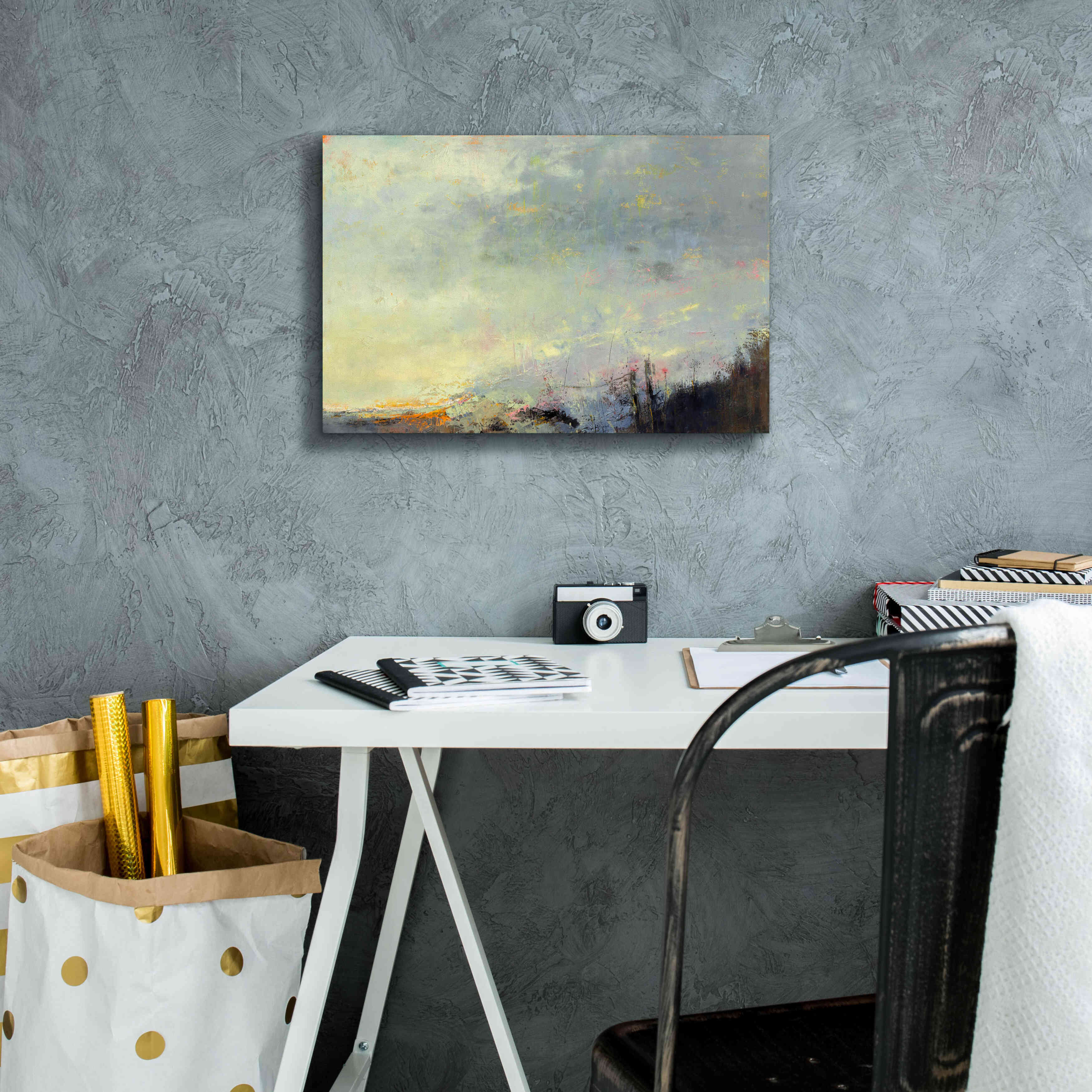 'No Reception' by Patrick Dennis, Giclee Canvas Wall Art,18 x 12