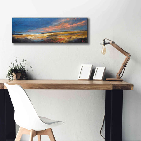 Image of 'Ranch Romance' by Patrick Dennis, Giclee Canvas Wall Art,36 x 12