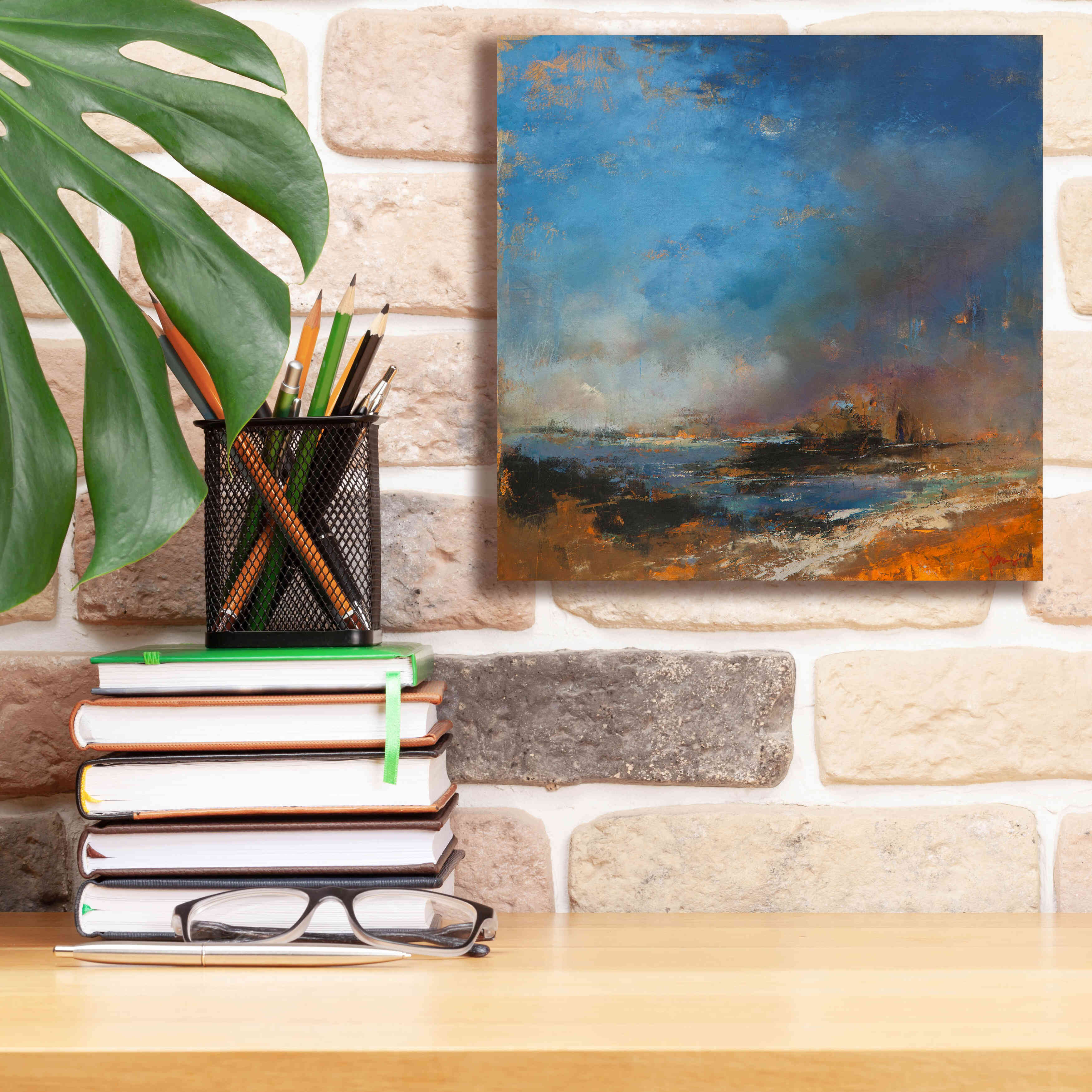 'Reclaimed Land' by Patrick Dennis, Giclee Canvas Wall Art,12 x 12