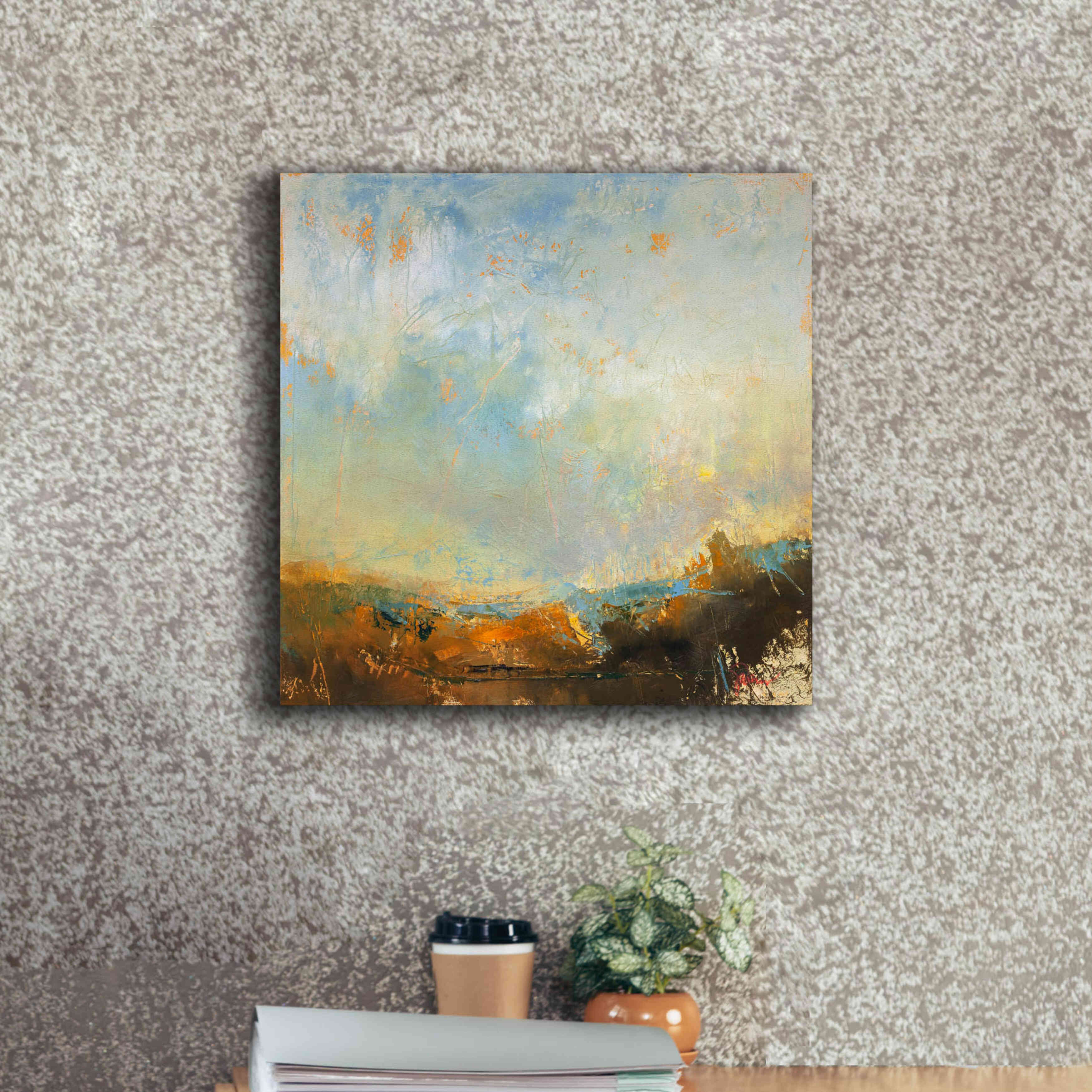 'Scaffold' by Patrick Dennis, Giclee Canvas Wall Art,18 x 18