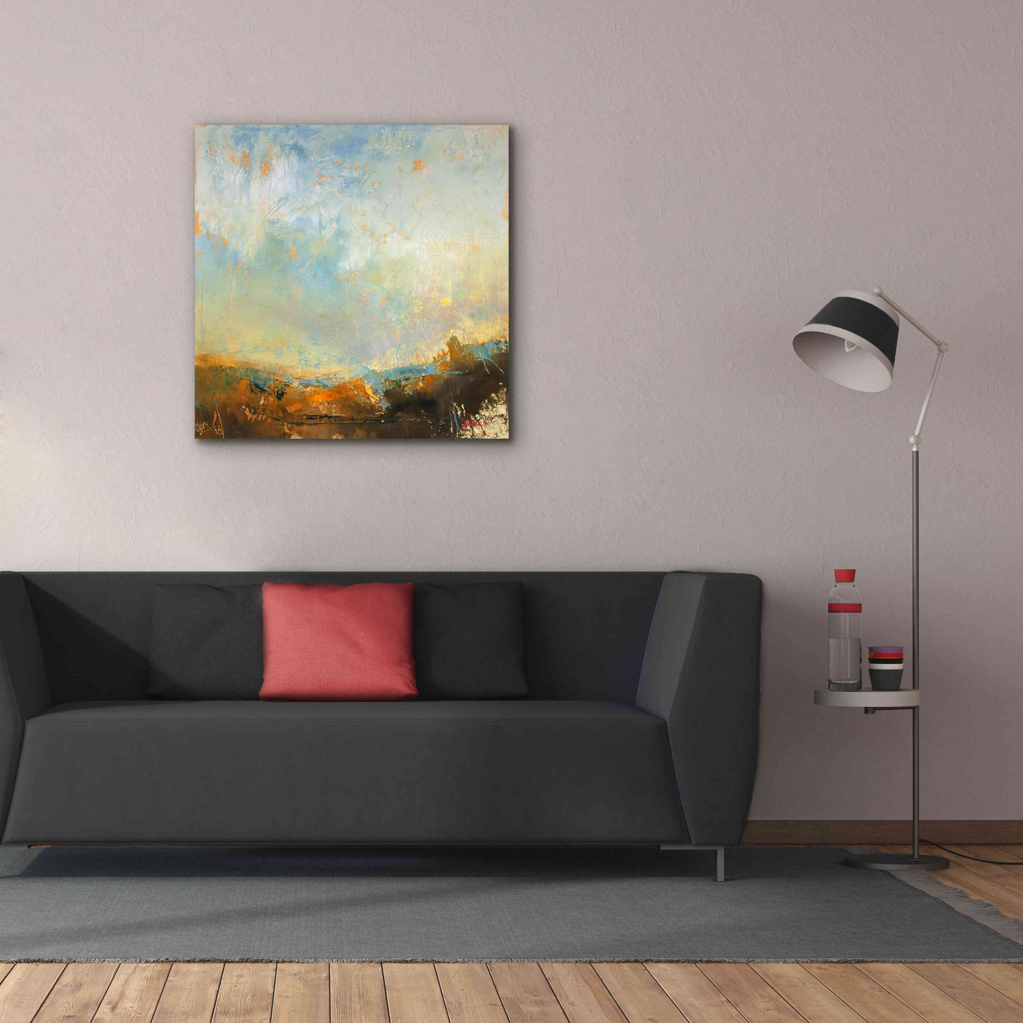 'Scaffold' by Patrick Dennis, Giclee Canvas Wall Art,37 x 37