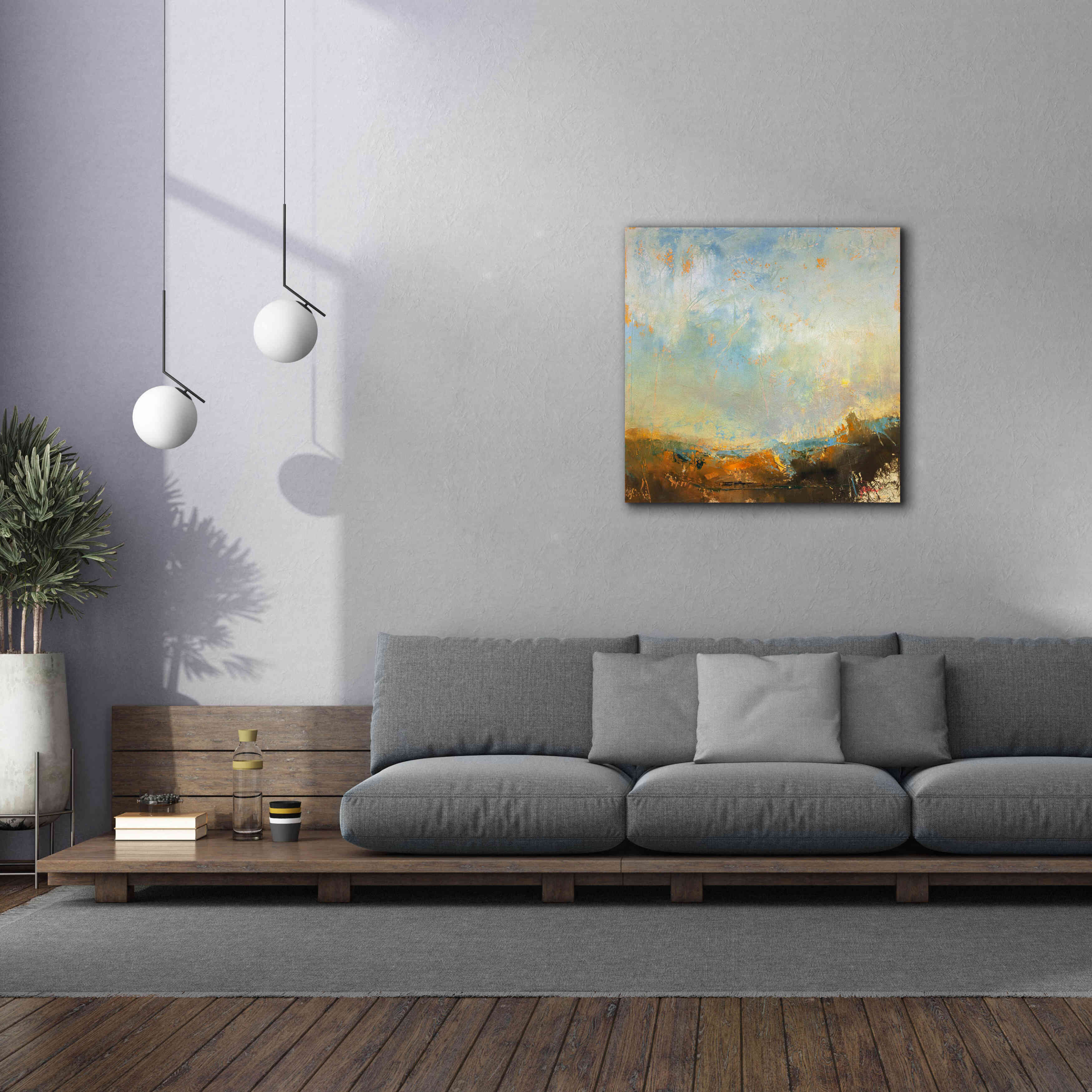 'Scaffold' by Patrick Dennis, Giclee Canvas Wall Art,37 x 37