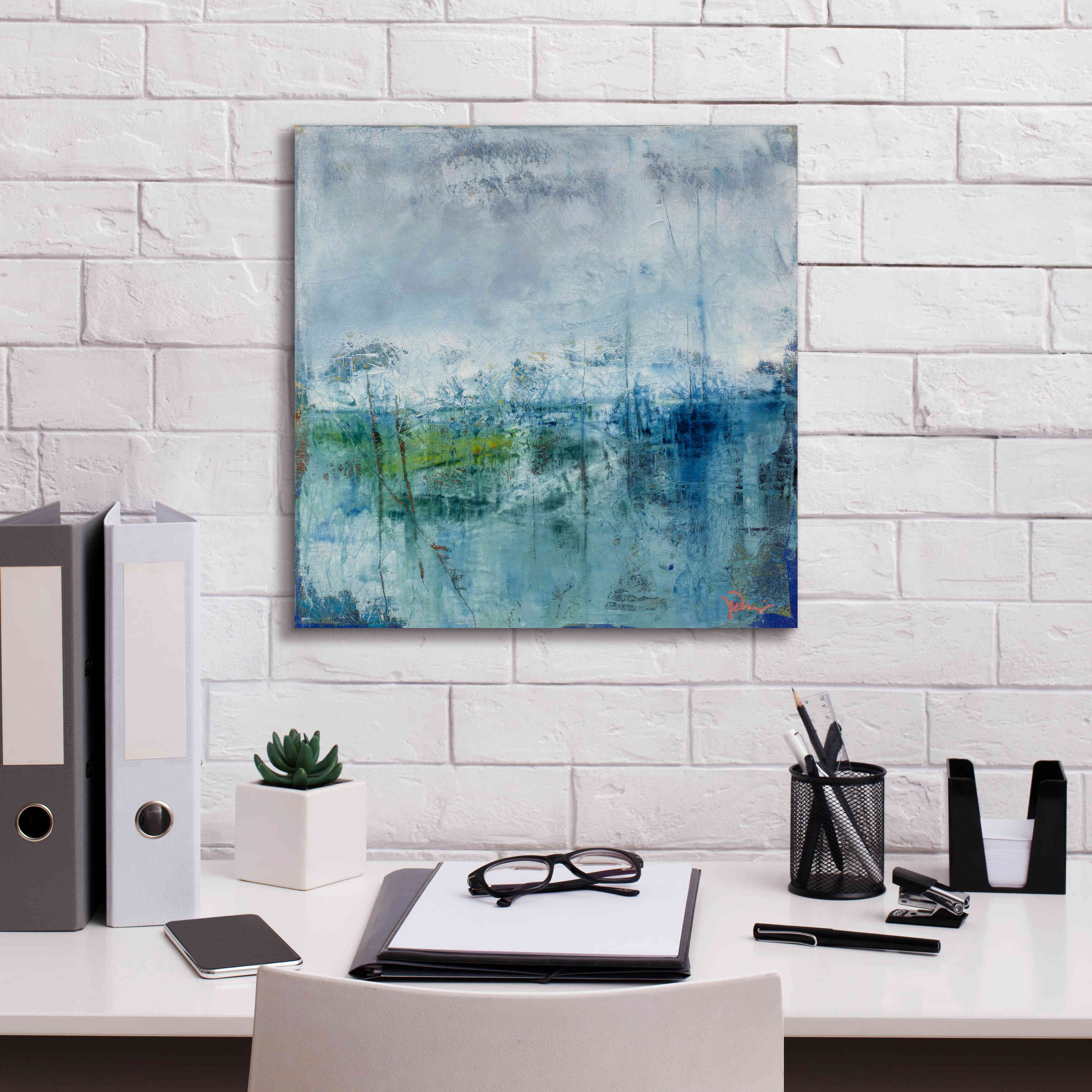 'Thaw' by Patrick Dennis, Giclee Canvas Wall Art,18 x 18