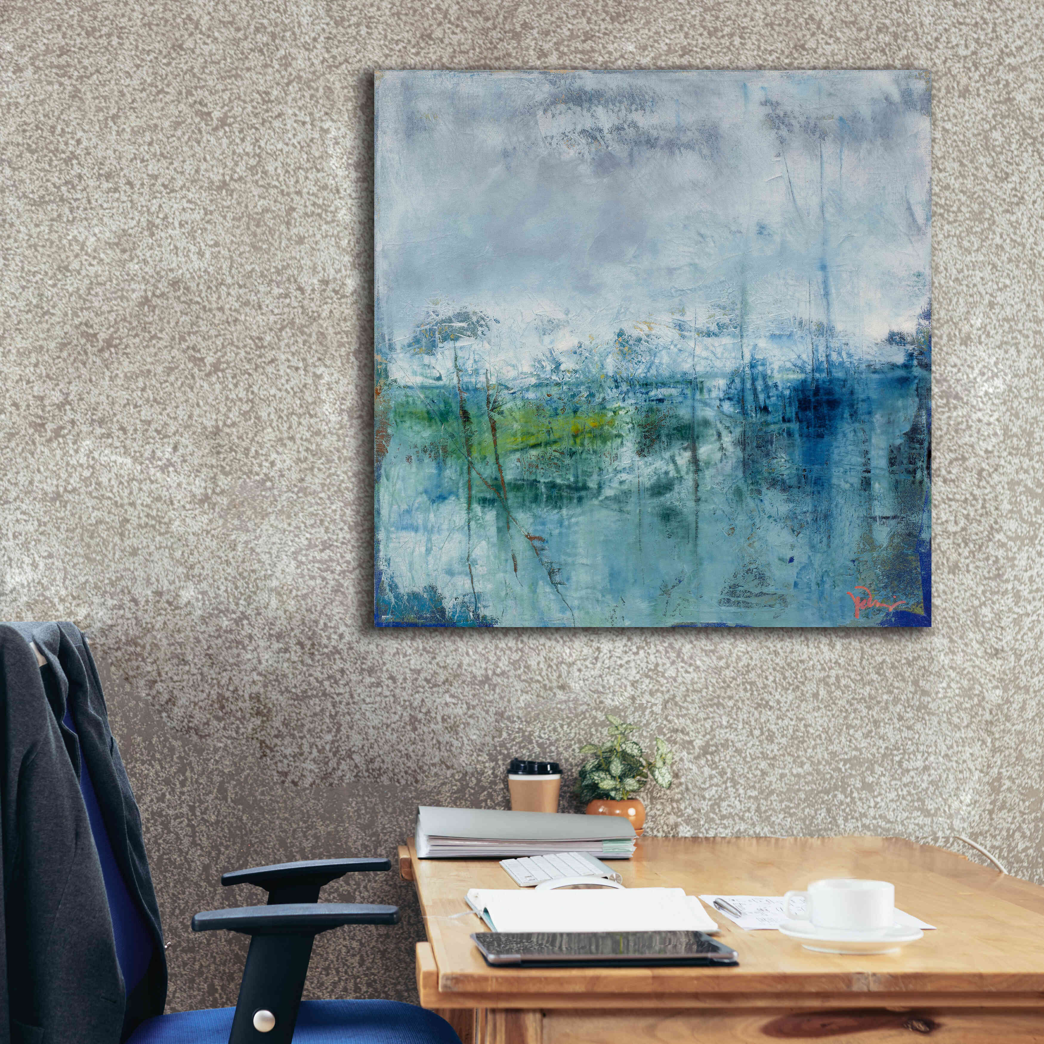 'Thaw' by Patrick Dennis, Giclee Canvas Wall Art,37 x 37