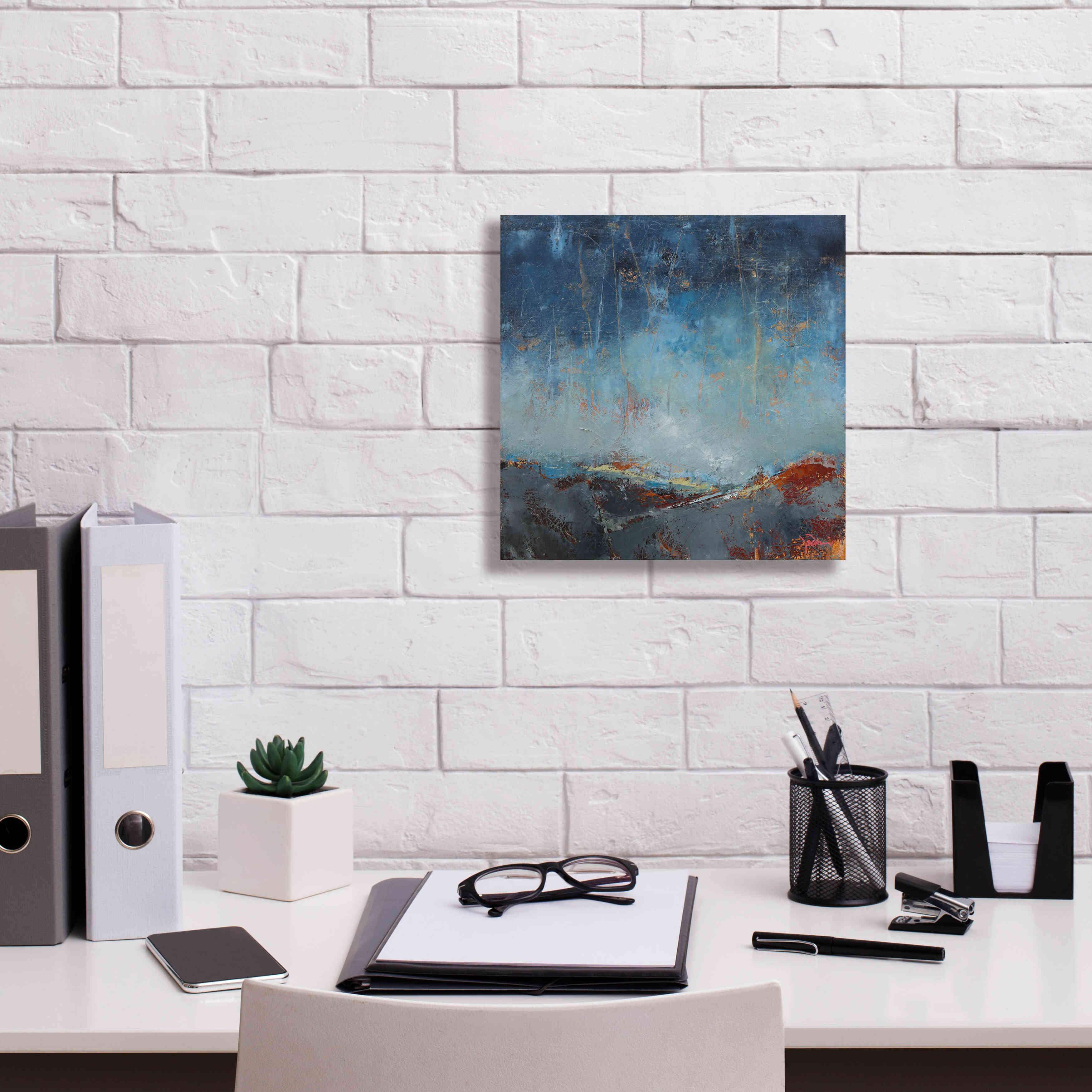 'The Pass' by Patrick Dennis, Giclee Canvas Wall Art,12 x 12